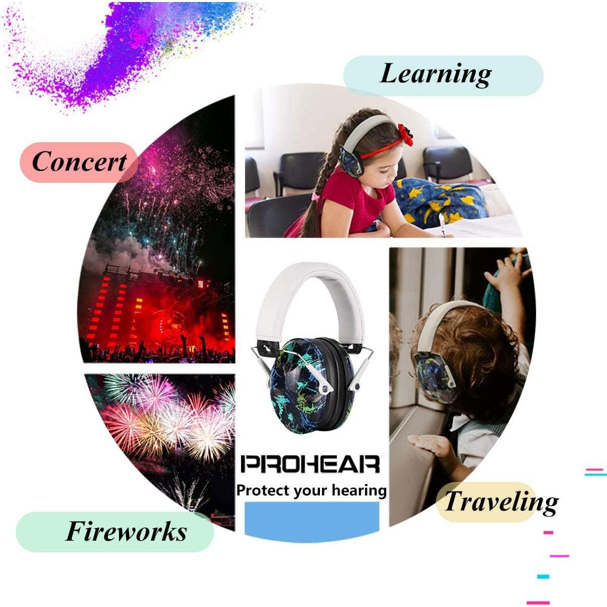 Auriculares Protectores Auditivos Prohear 032 Niños 25dB Rosa