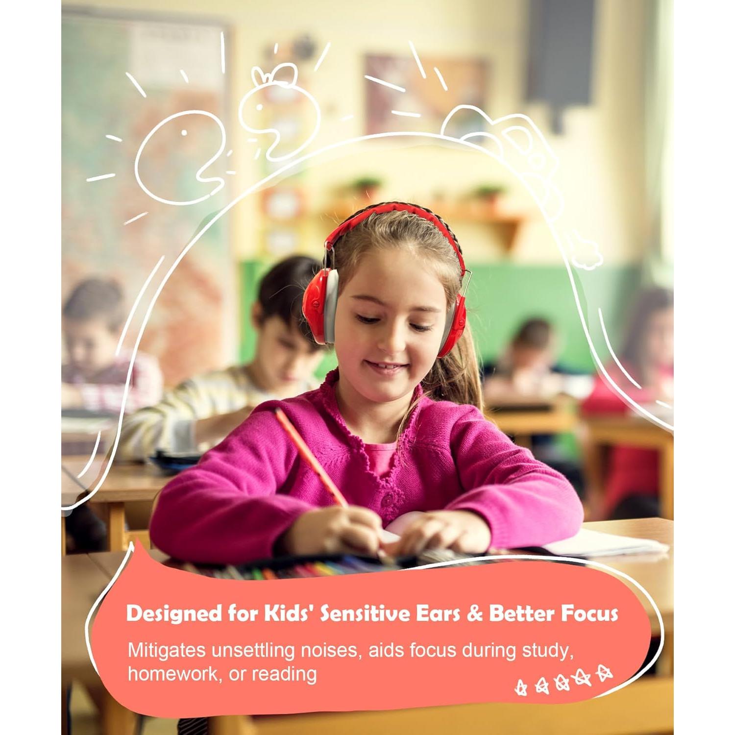 Auriculares PROHEAR 032 para Niños con Cancelación de Ruido 25dB