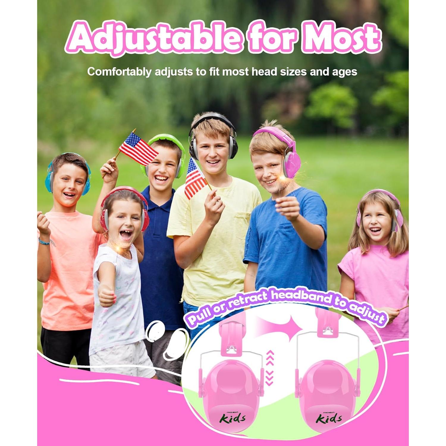 Auriculares PROHEAR 032 para Niños - Cancelación 25dB - Rosa