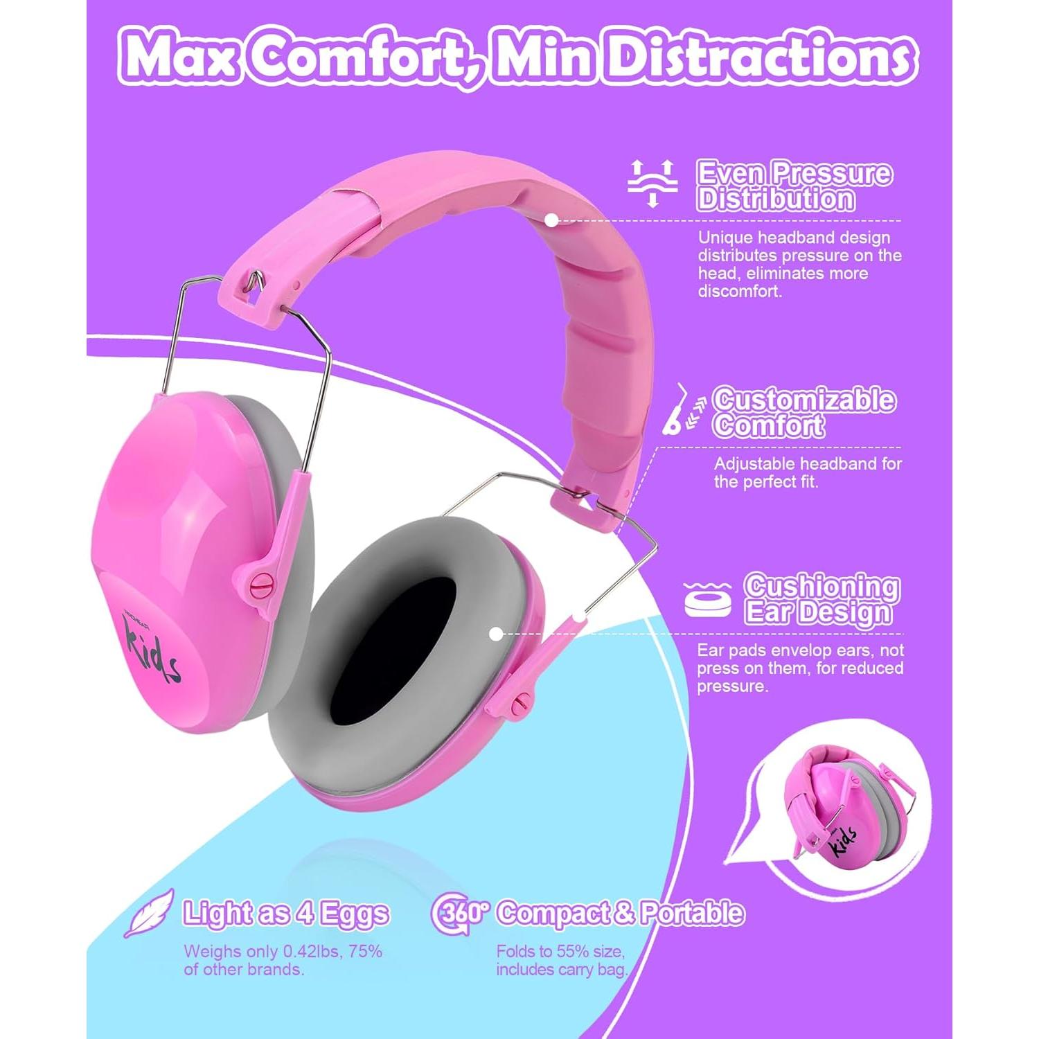 Auriculares Prohear 032 para Niños - Cancelación de Ruido 25dB