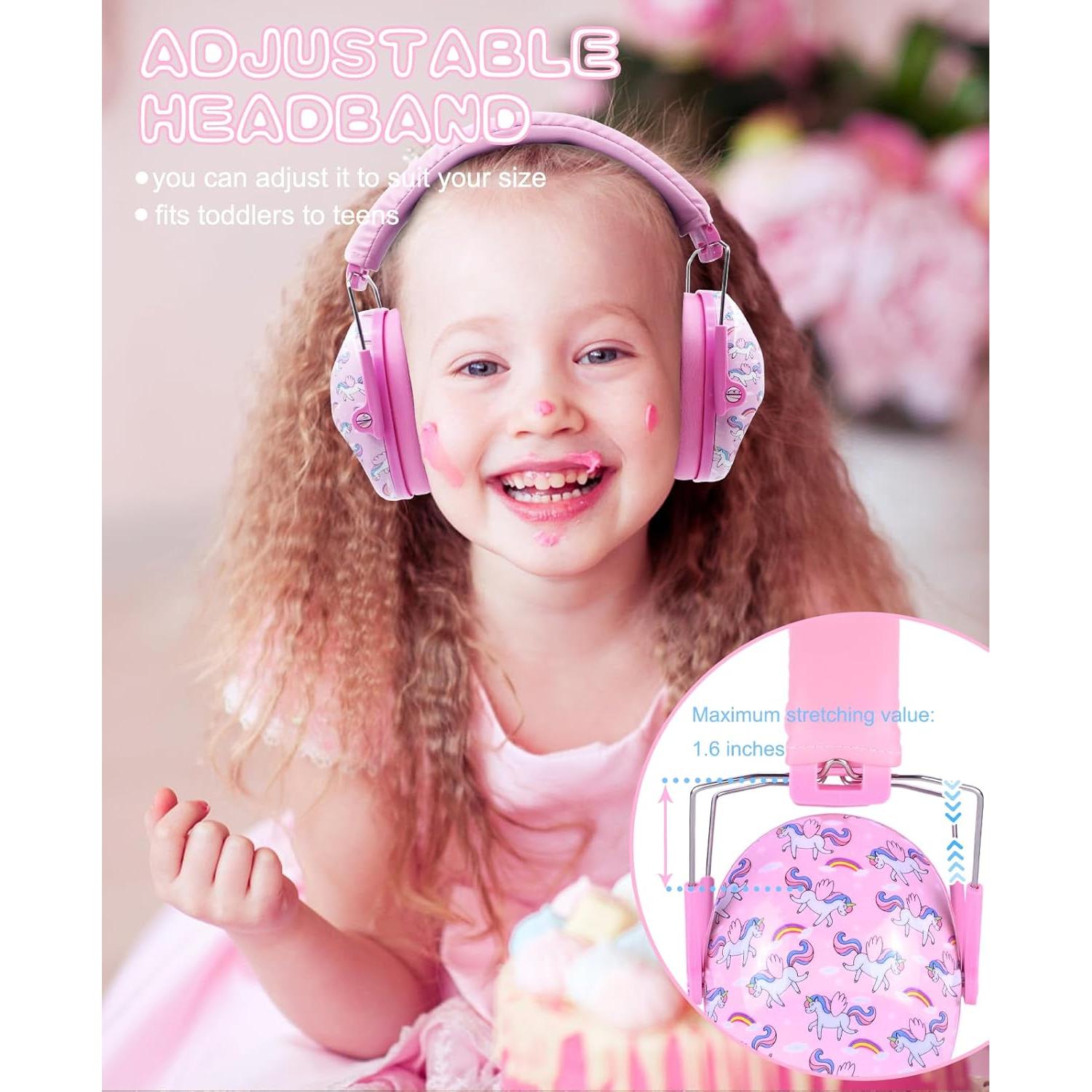 Auriculares Prohear 032 para Niños - Cancelación de Ruido 25dB - Rosa