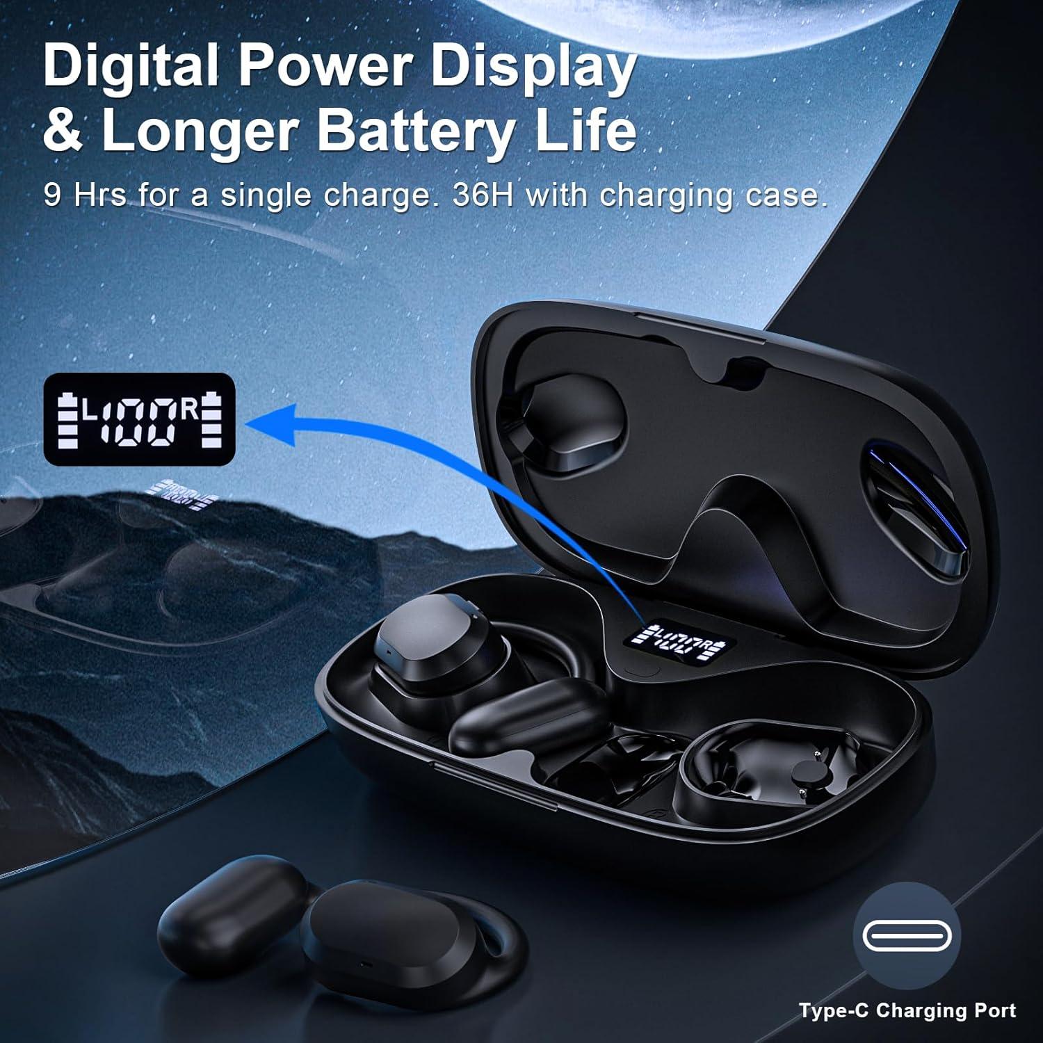 Auriculares TTQ CT26-1 Bluetooth 5.3 IPX7 Inalámbricos