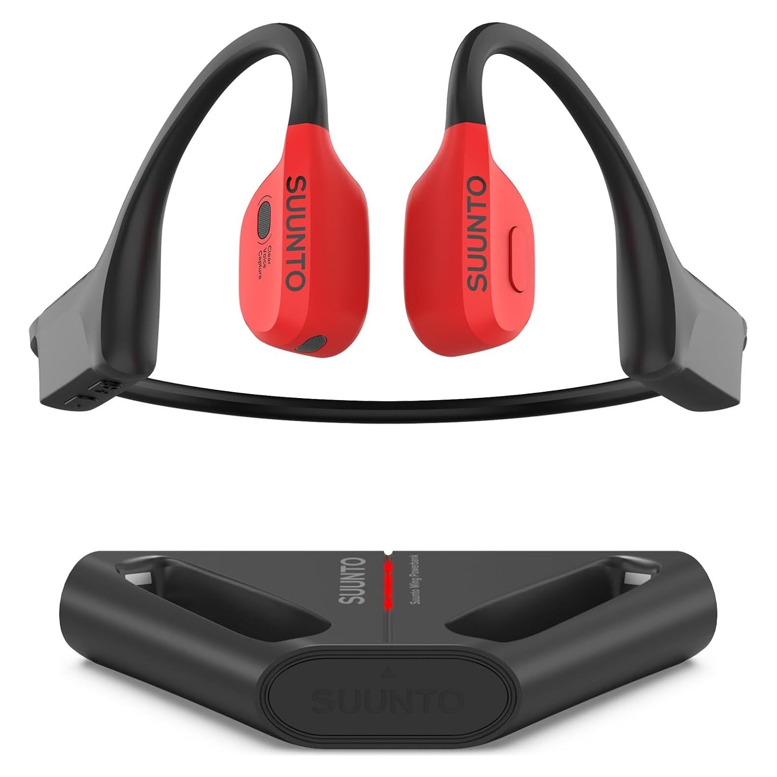 Auriculares SUUNTO Wing Conducción Ósea Bluetooth Rojo IP67