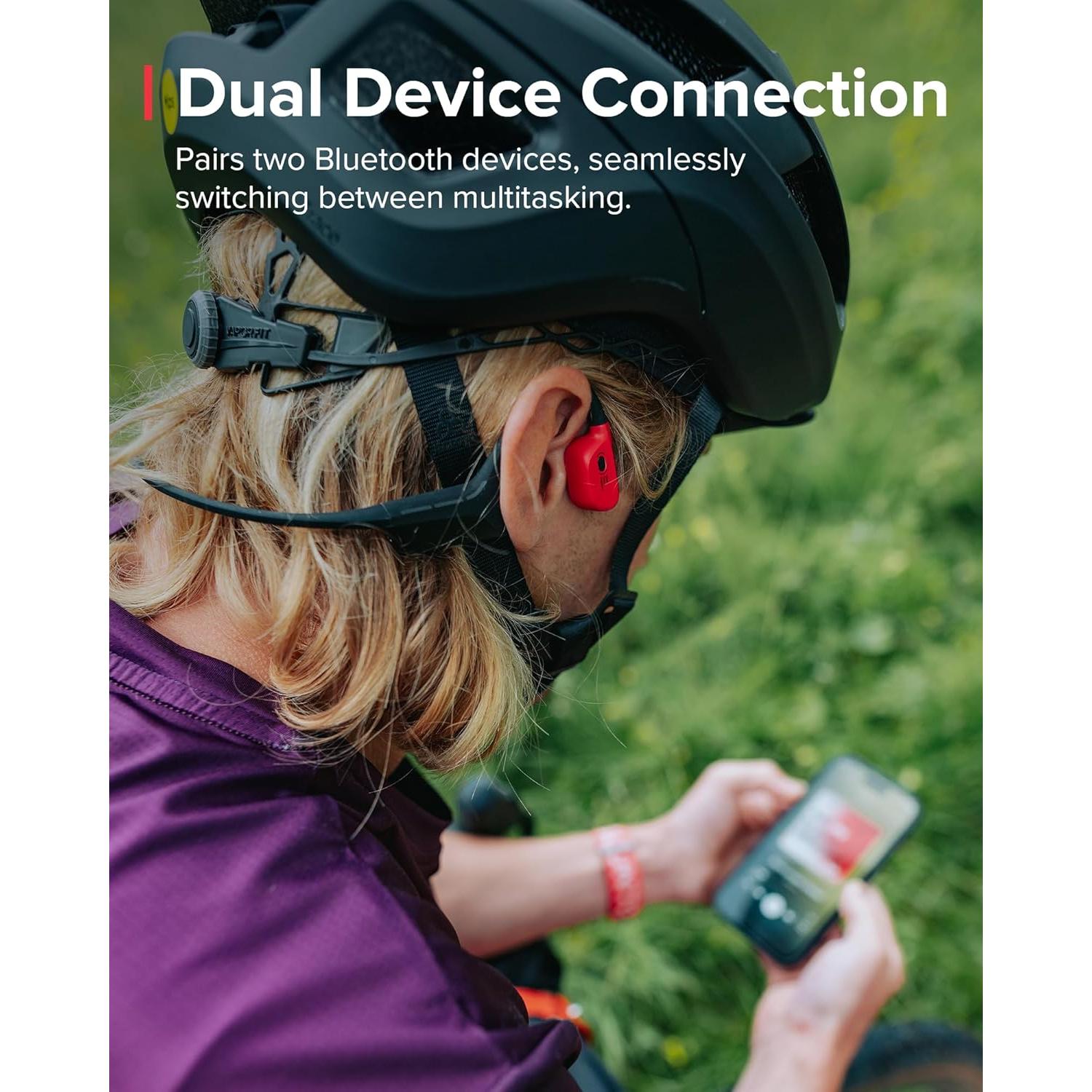 Auriculares SUUNTO Wing Conducción Ósea Bluetooth Rojo IP67