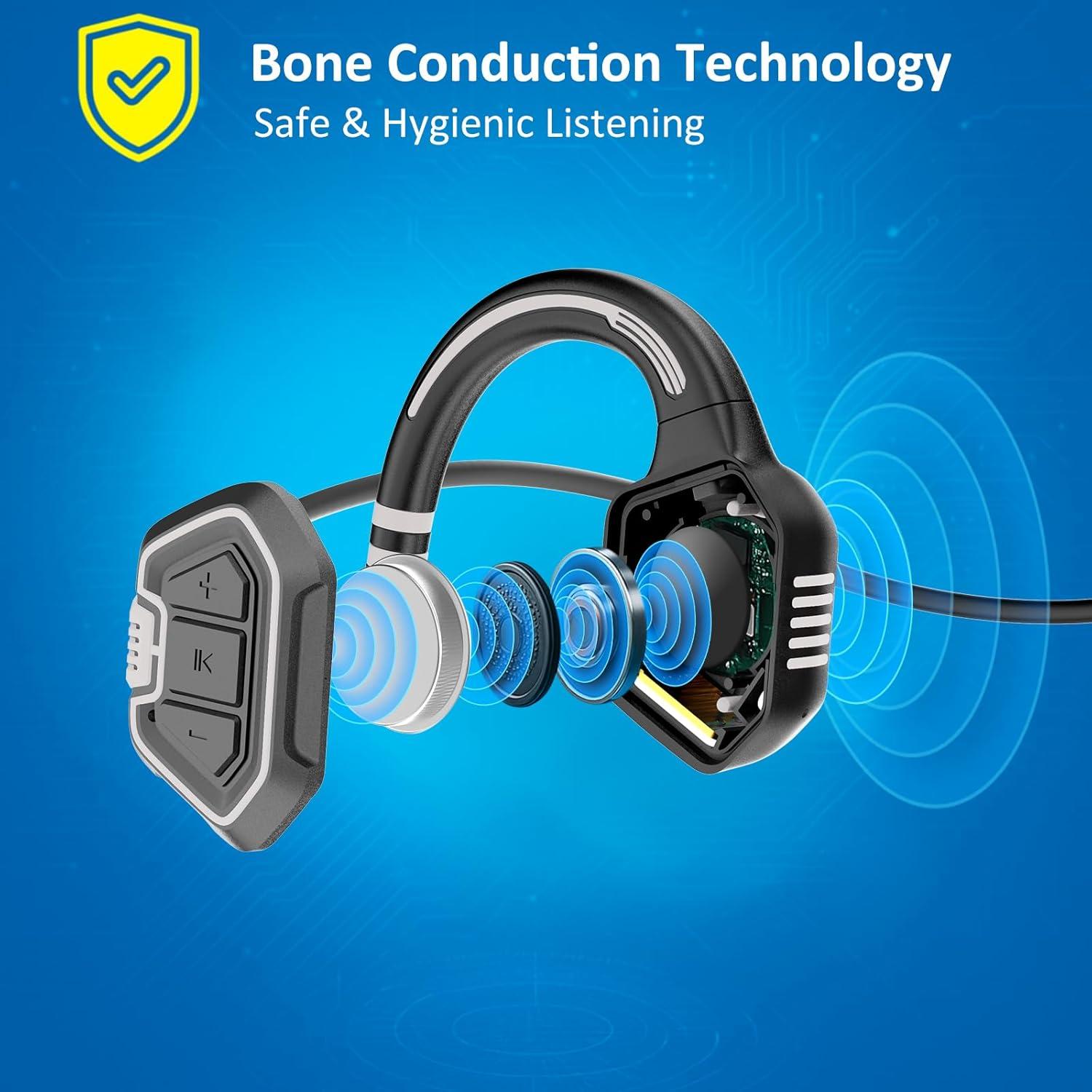 Auriculares de Conducción Ósea Alex OPENEAR Wave IP68 Bluetooth 5.3