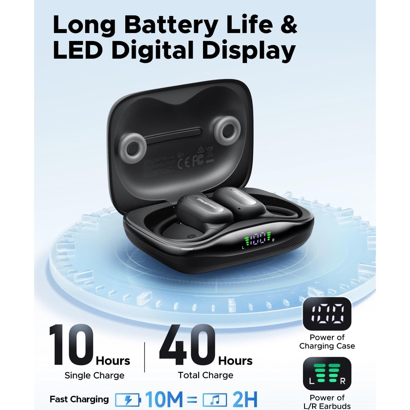 Auriculares Inalámbricos Truefree DS1 Bluetooth 6.0 IPX5