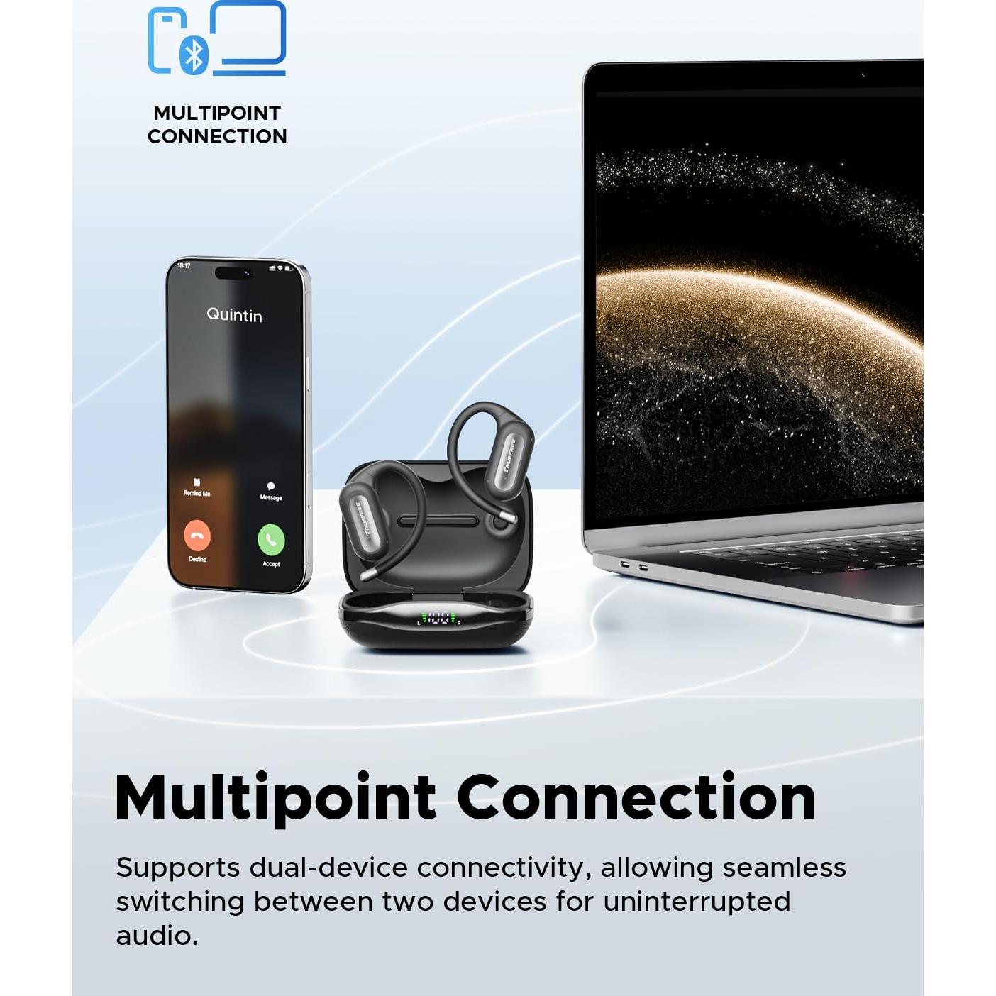 Auriculares Inalámbricos Truefree DS1 Bluetooth 6.0 IPX5