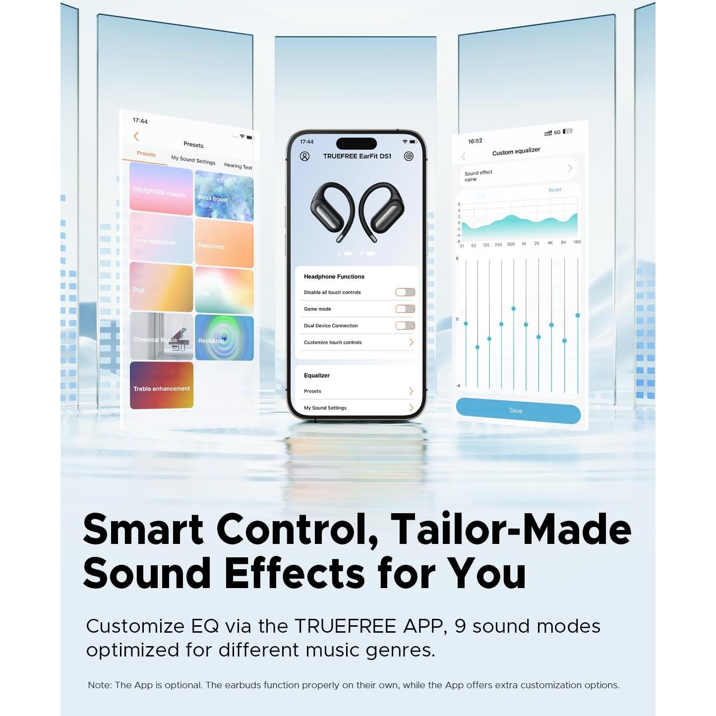 Auriculares Inalámbricos Truefree DS1 Bluetooth 6.0 IPX5