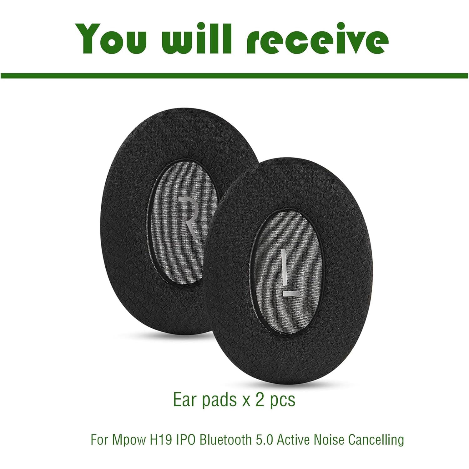 Almohadillas de Oído Gobelieve para Auriculares Mpow H19 IPO