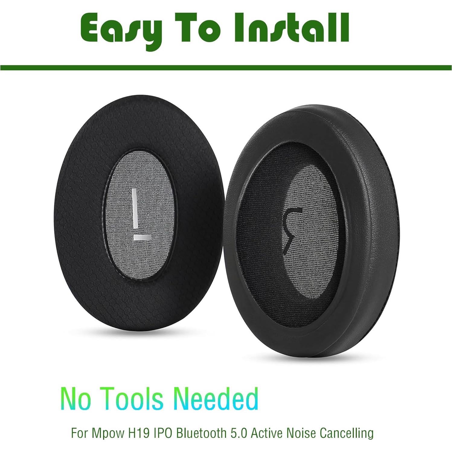 Almohadillas de Oído Gobelieve para Auriculares Mpow H19 IPO