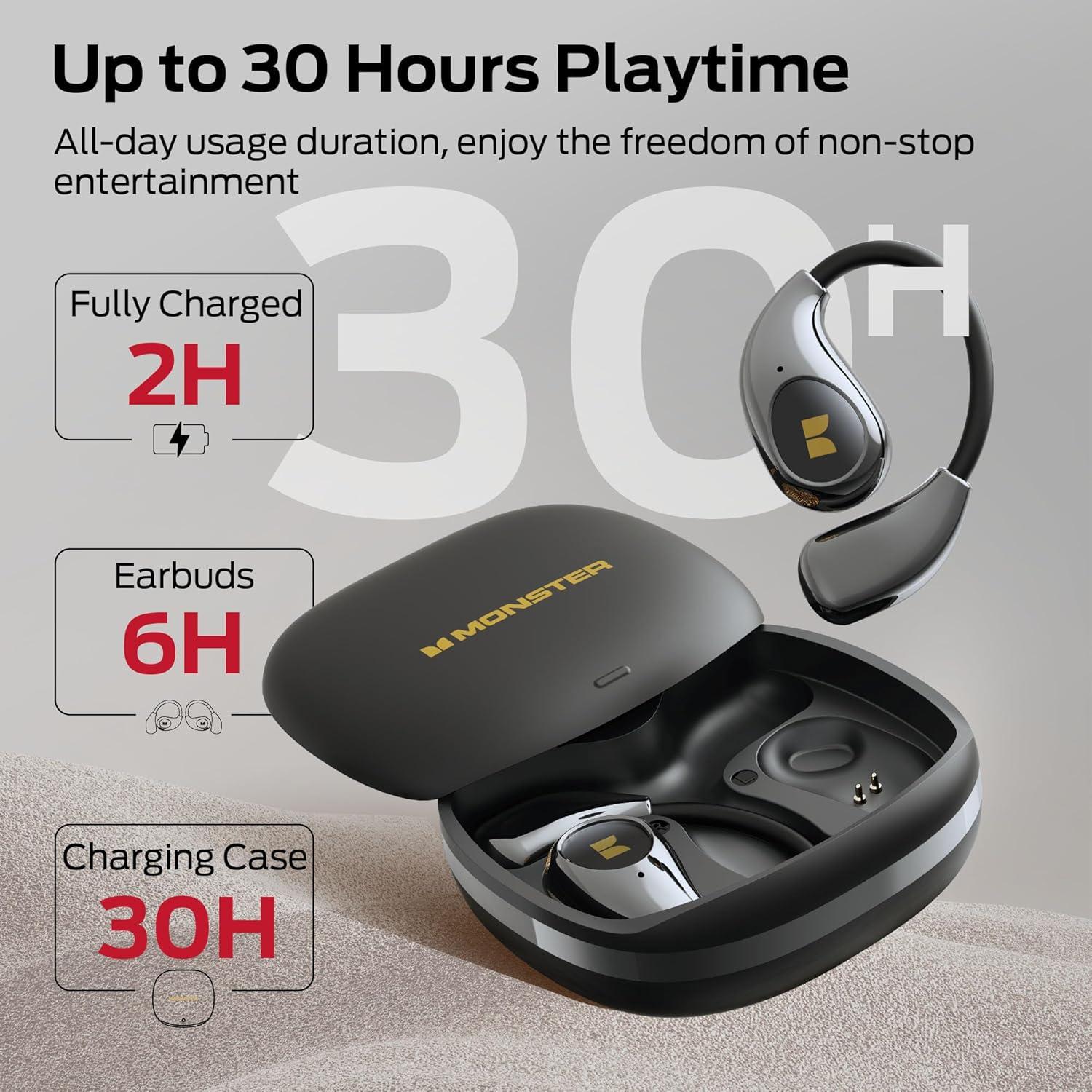 Auriculares Inalámbricos Monster AC510 Bluetooth 6.0 IPX5 25H