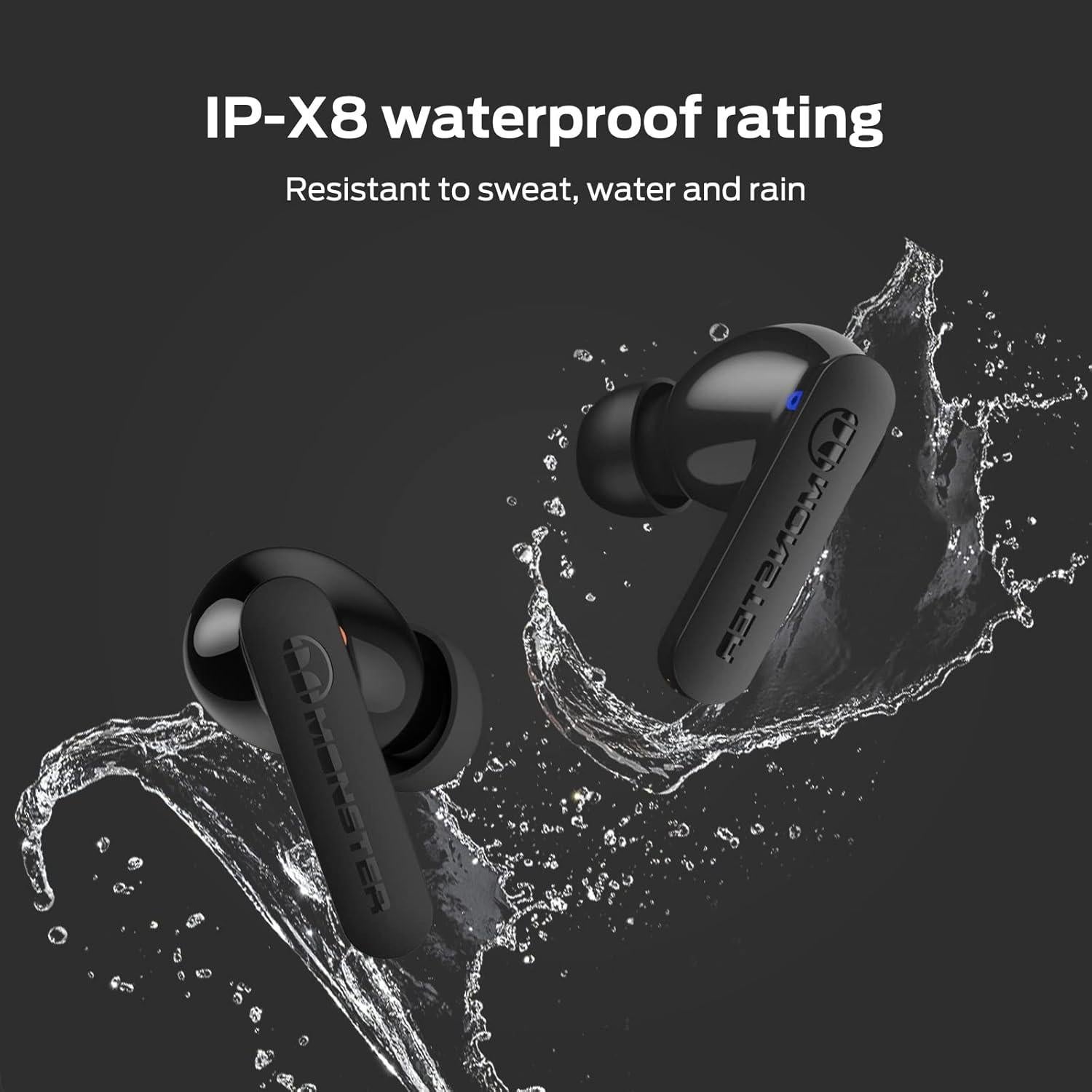 Auriculares Inalámbricos Monster MH22107 Bluetooth 5.3 IPX8
