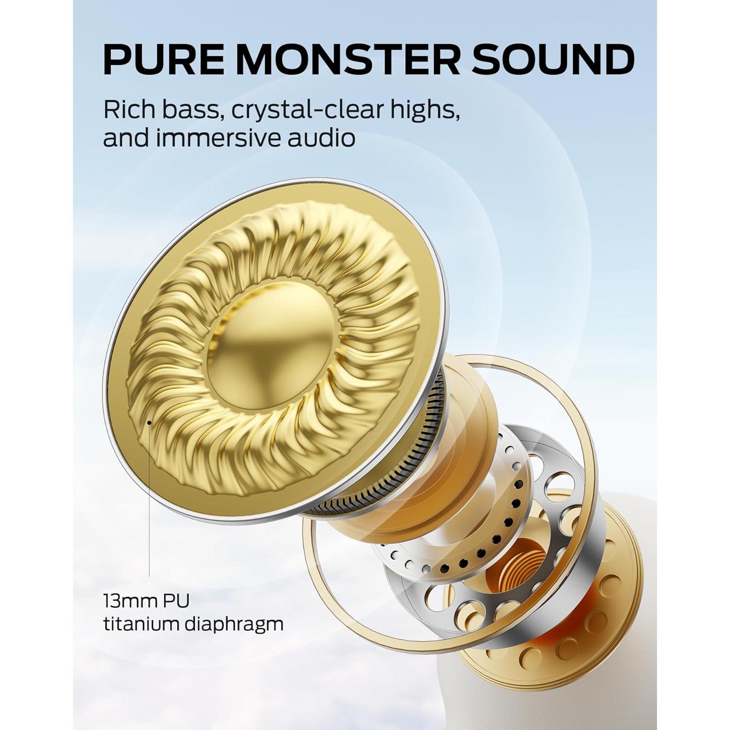 Auriculares Inalámbricos Monster AC390 Bluetooth 6.0 IPX5