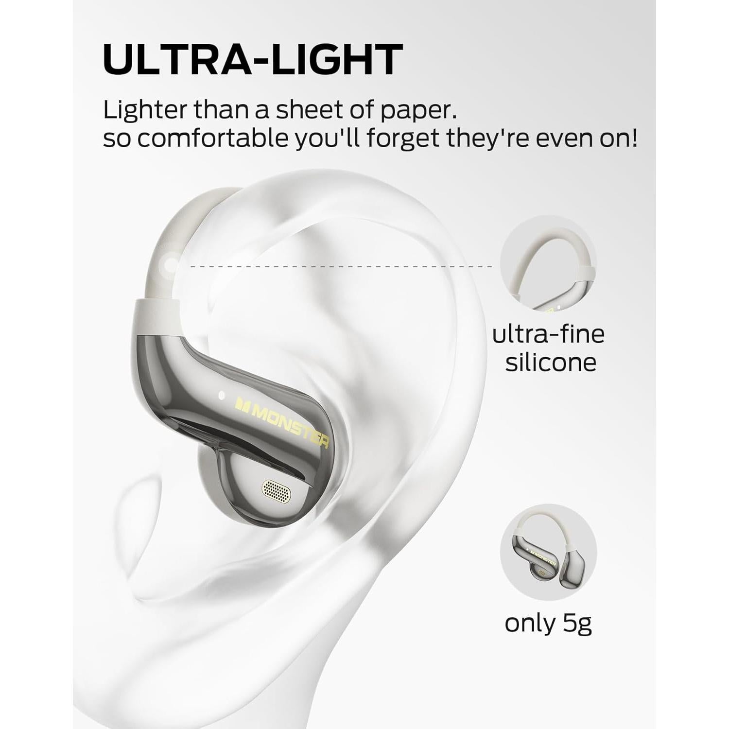 Auriculares Inalámbricos Monster AC390 Bluetooth 6.0 IPX5