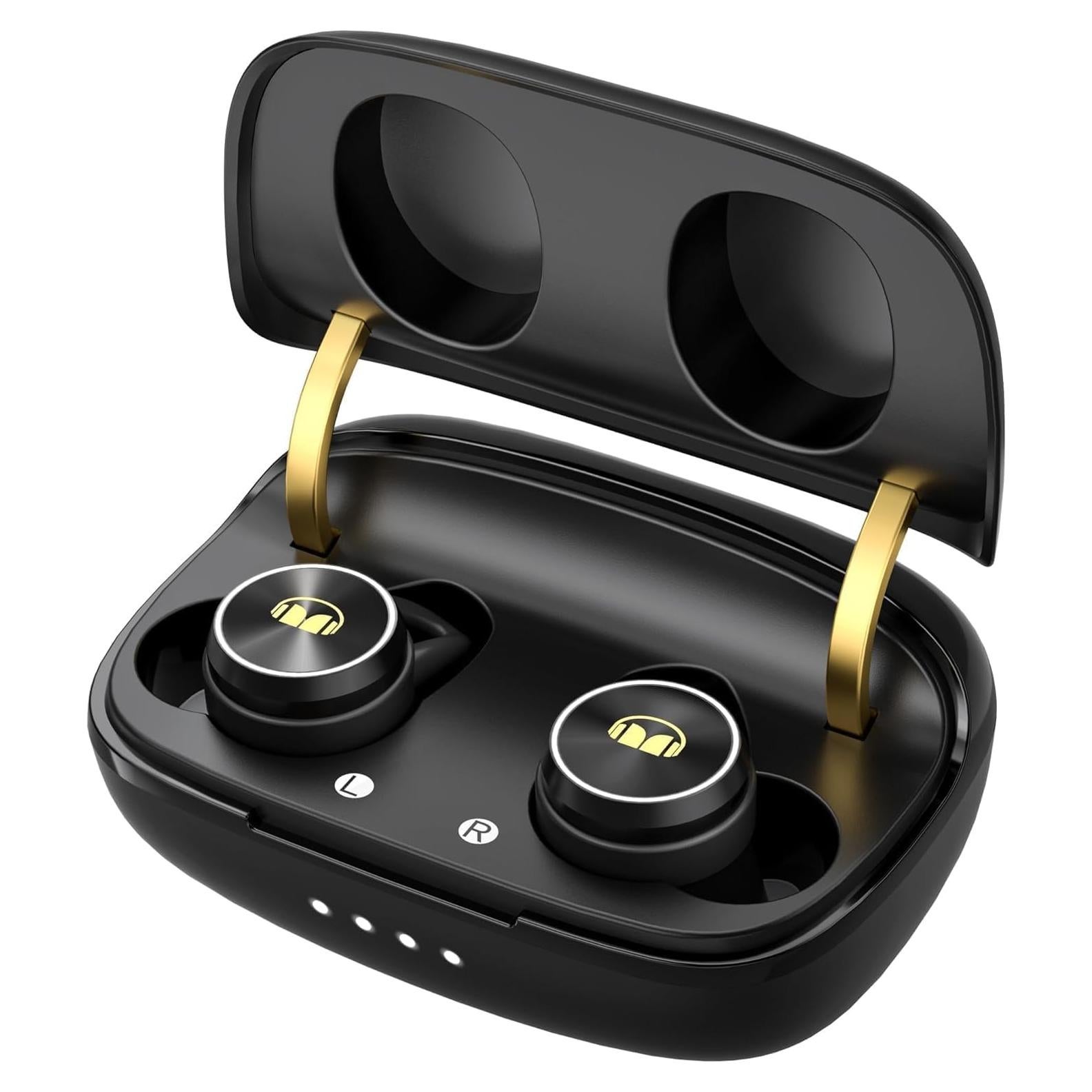 Auriculares Inalámbricos Monster Clarity 101Plus, Bluetooth 5.0, In-Ear con Estuche de Carga