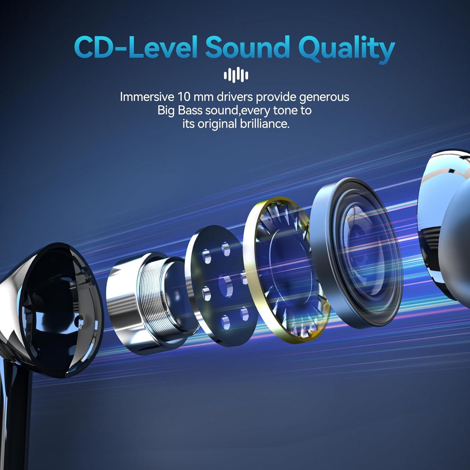 Auriculares Inalámbricos Monster MH22107 Bluetooth 5.3 IPX8 60H