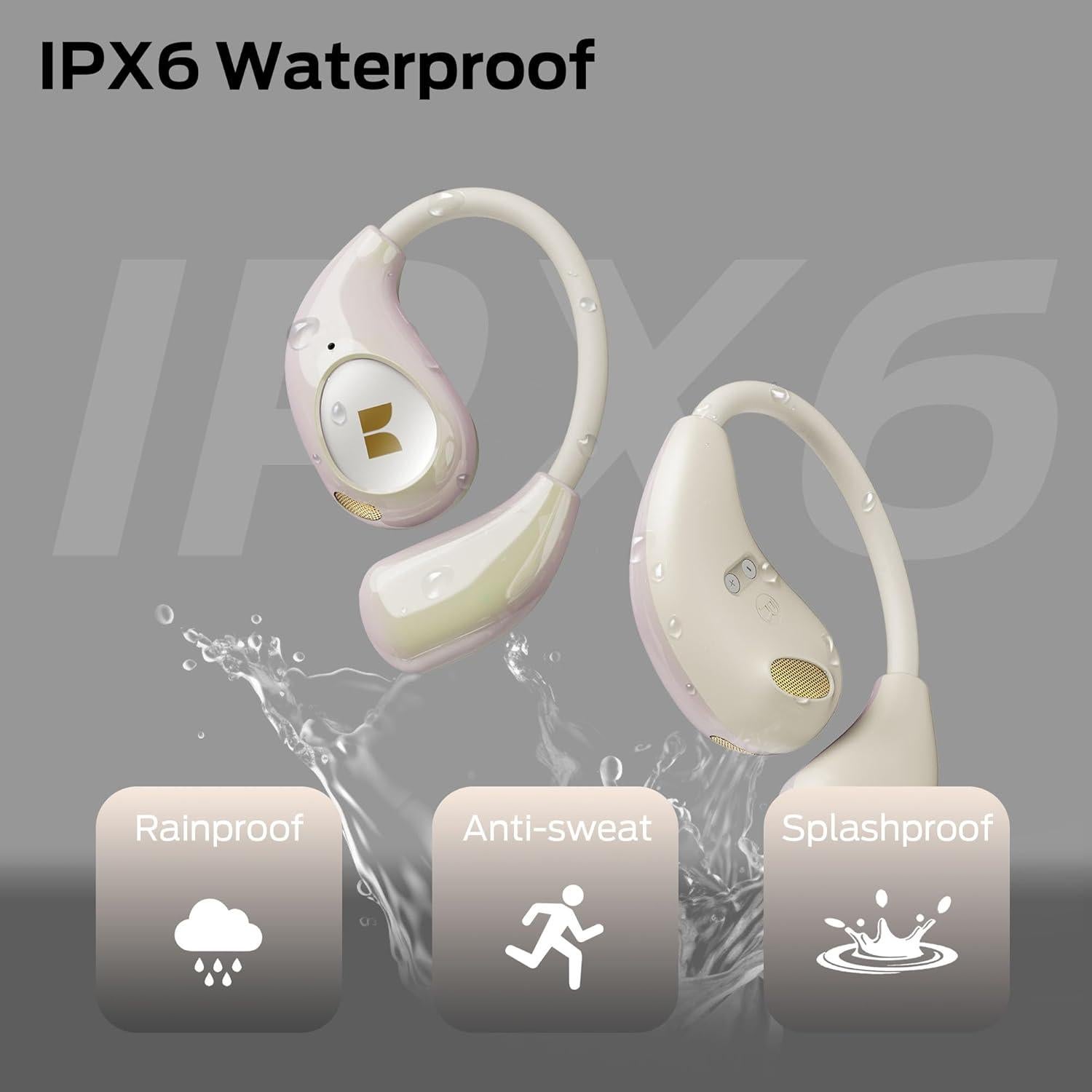 Auriculares Inalámbricos Monster AC510 Bluetooth 6.0 IPX5 Blanco