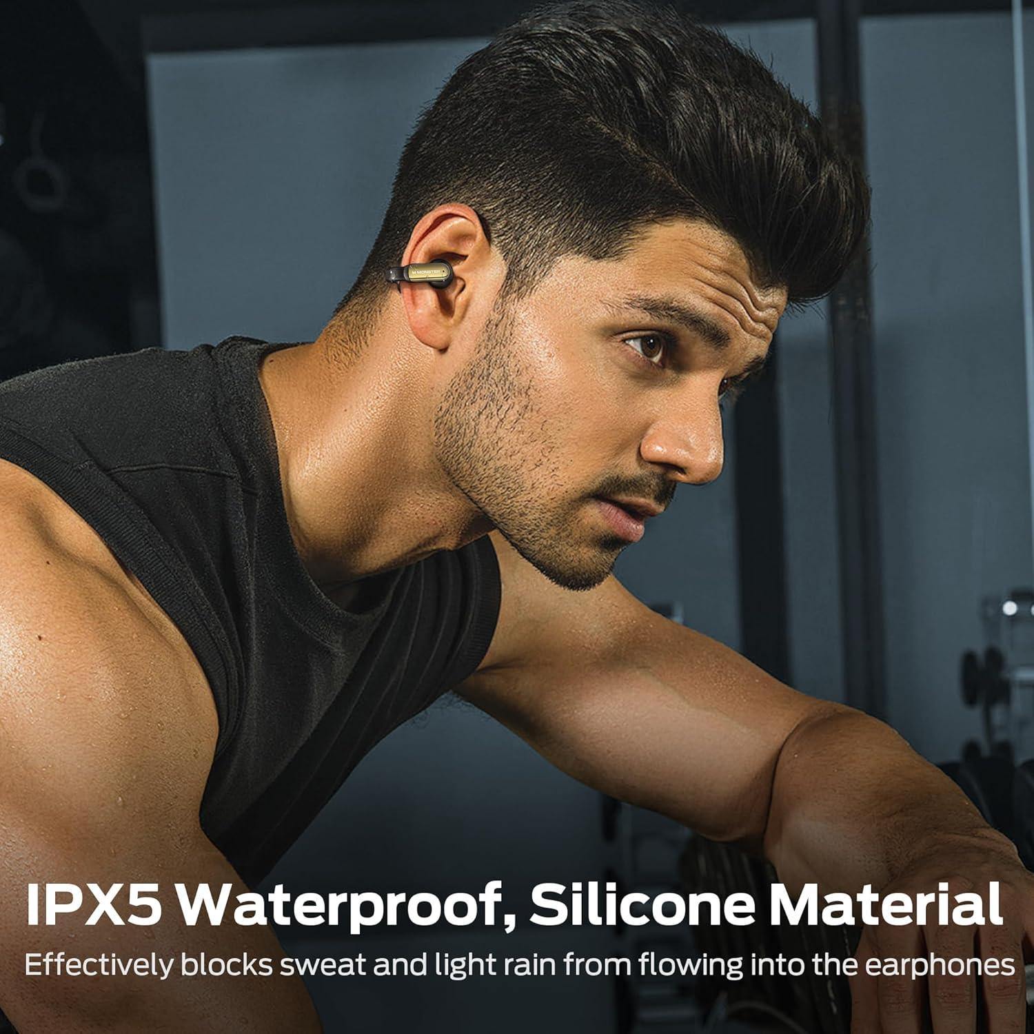 Auriculares Inalámbricos Monster Open AC601, Bluetooth 5.4, IPX5