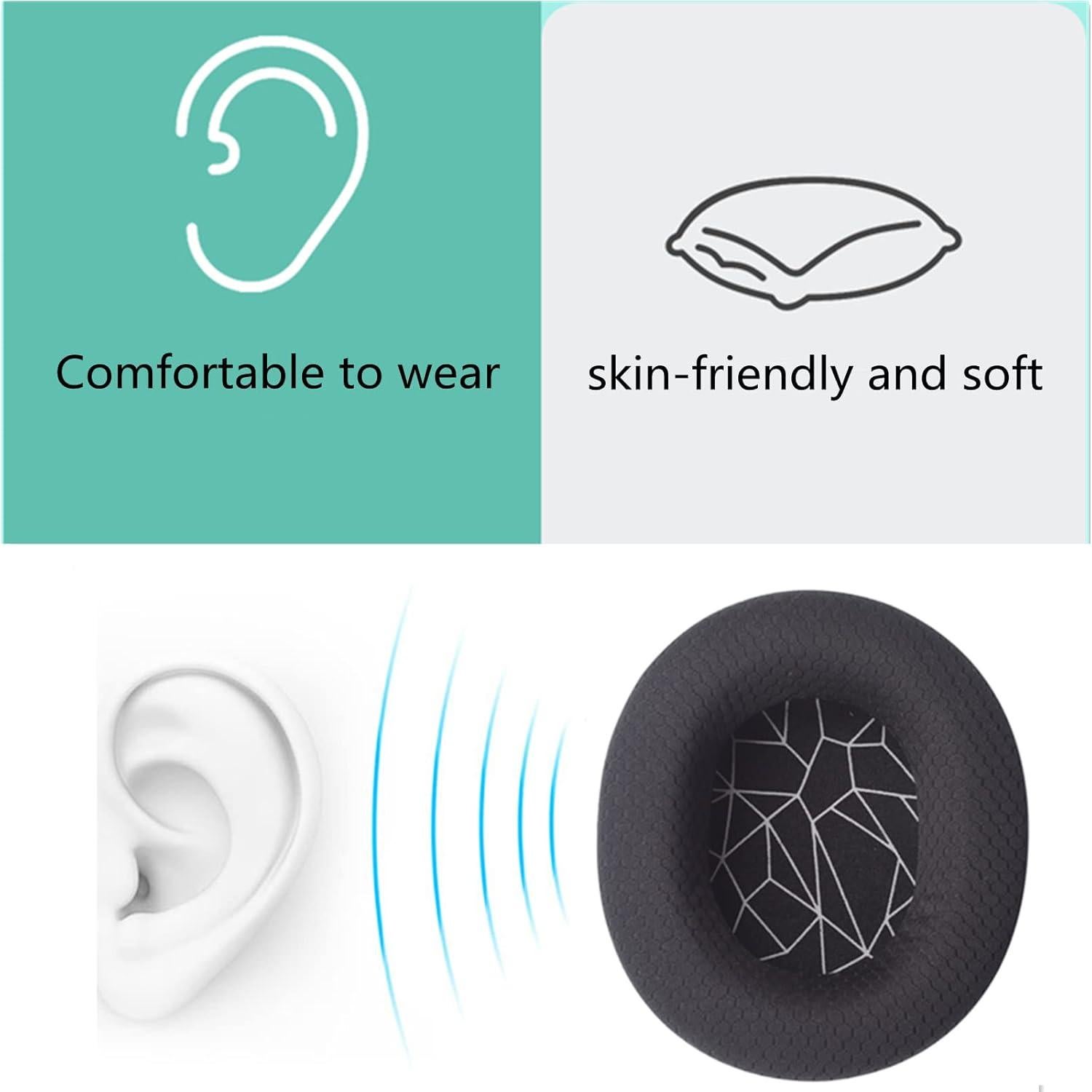 Cojines de oído de reemplazo SteelSeries Arctis - Negro y Blanco