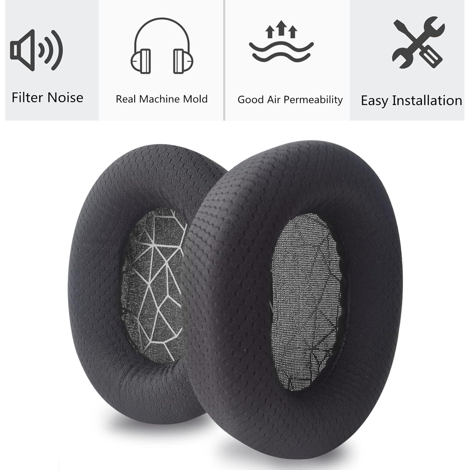 Cojines de oído de reemplazo SteelSeries Arctis - Negro y Blanco