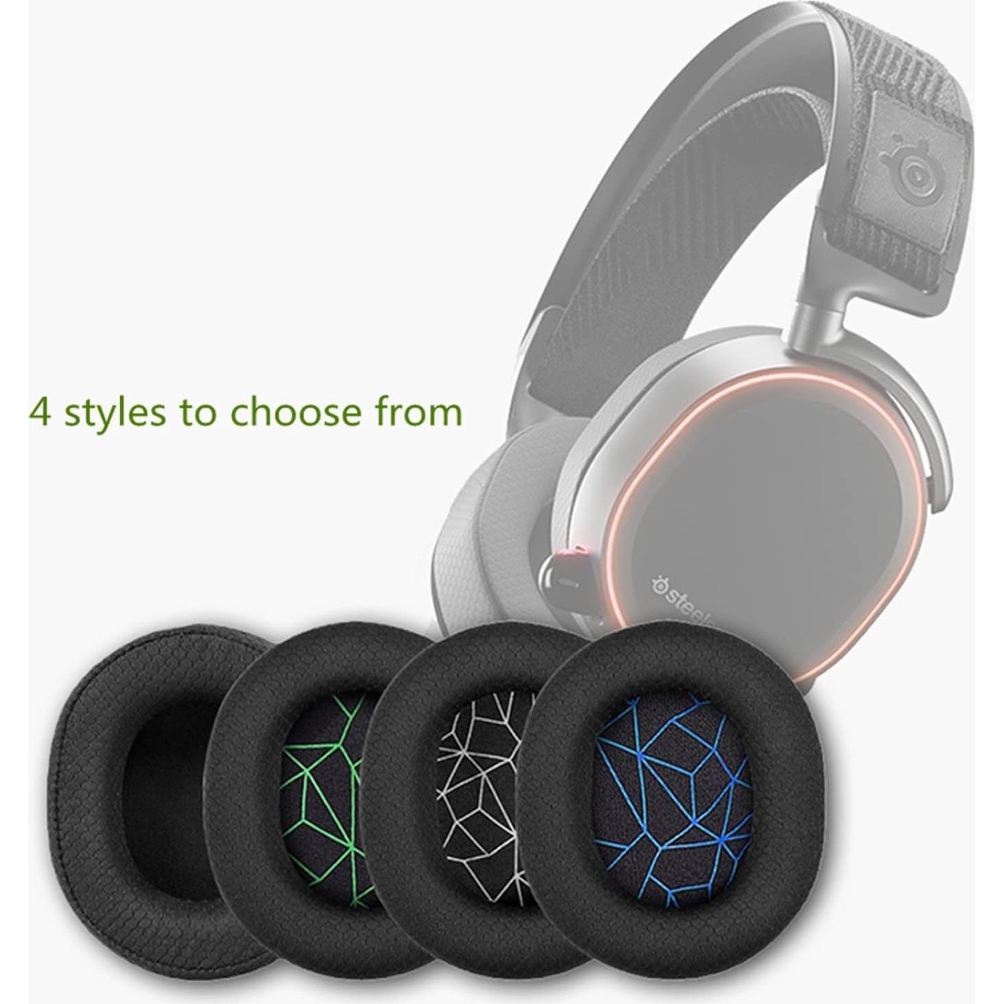 Cojines de oído de reemplazo SteelSeries Arctis - Negro y Blanco