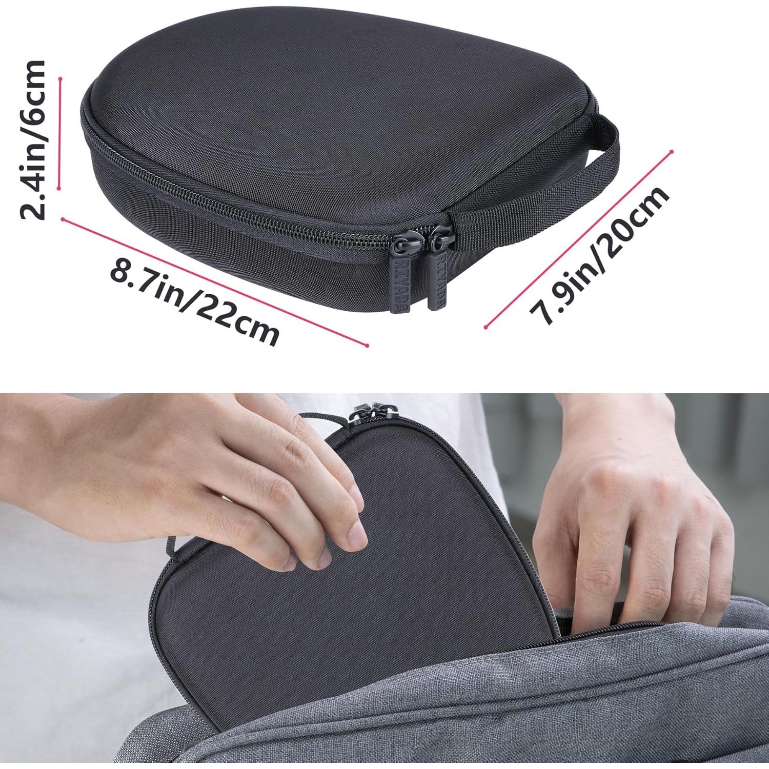 Hard Case Replacement for SteelSeries Arctis Nova Pro 7 7X 7P 1 3 4 5 5X 5P 1P Prime 9X Multi-Platform Gaming Headset (Black Case)