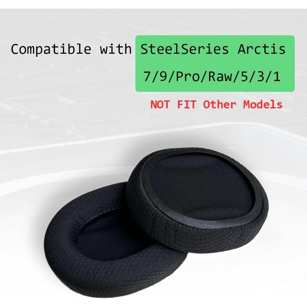 Almohadillas de Repuesto MJKOR para SteelSeries Arctis 7/9/Pro/Raw/5/3/1