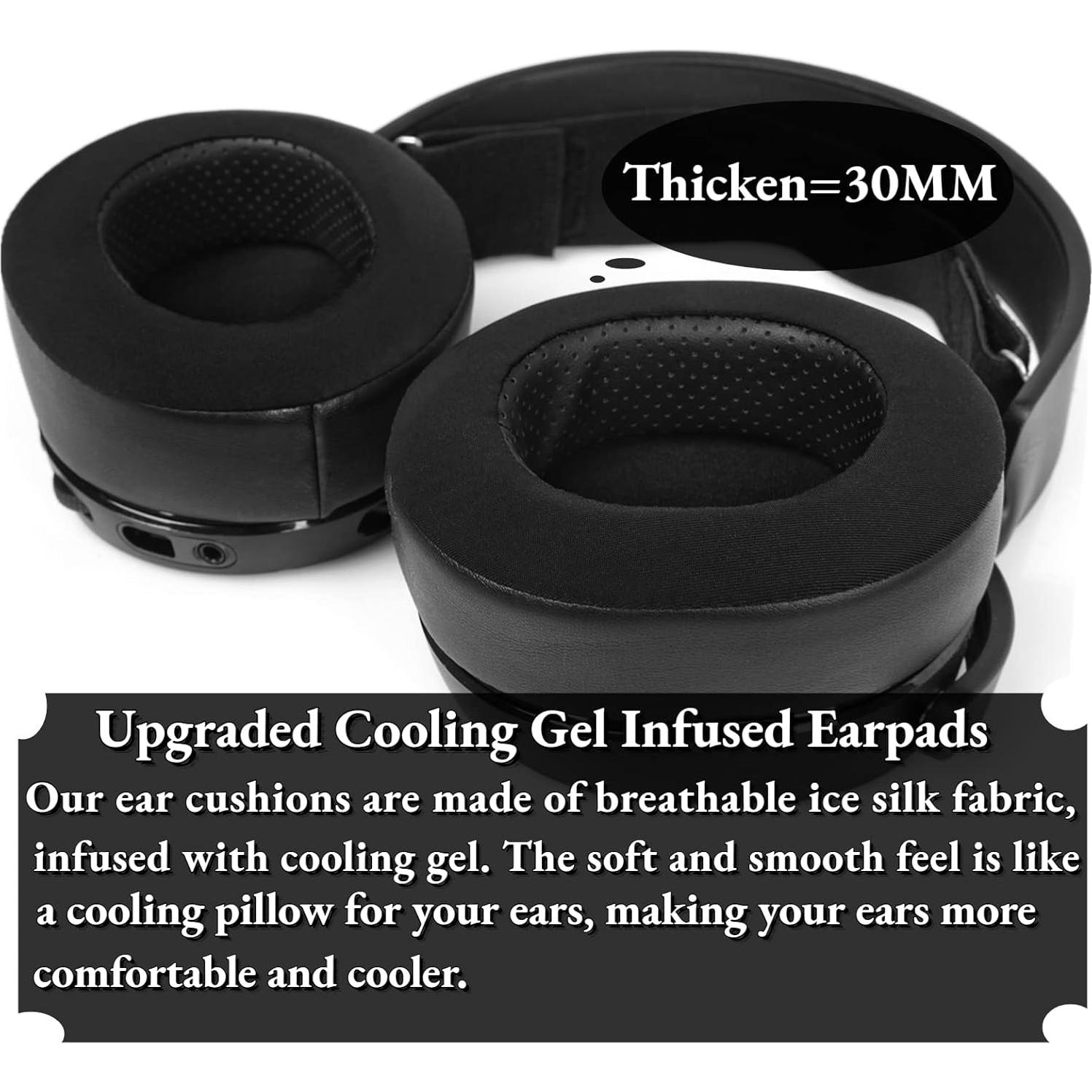 Almohadillas de Gel Acolchadas YunYiYi para Auriculares SteelSeries