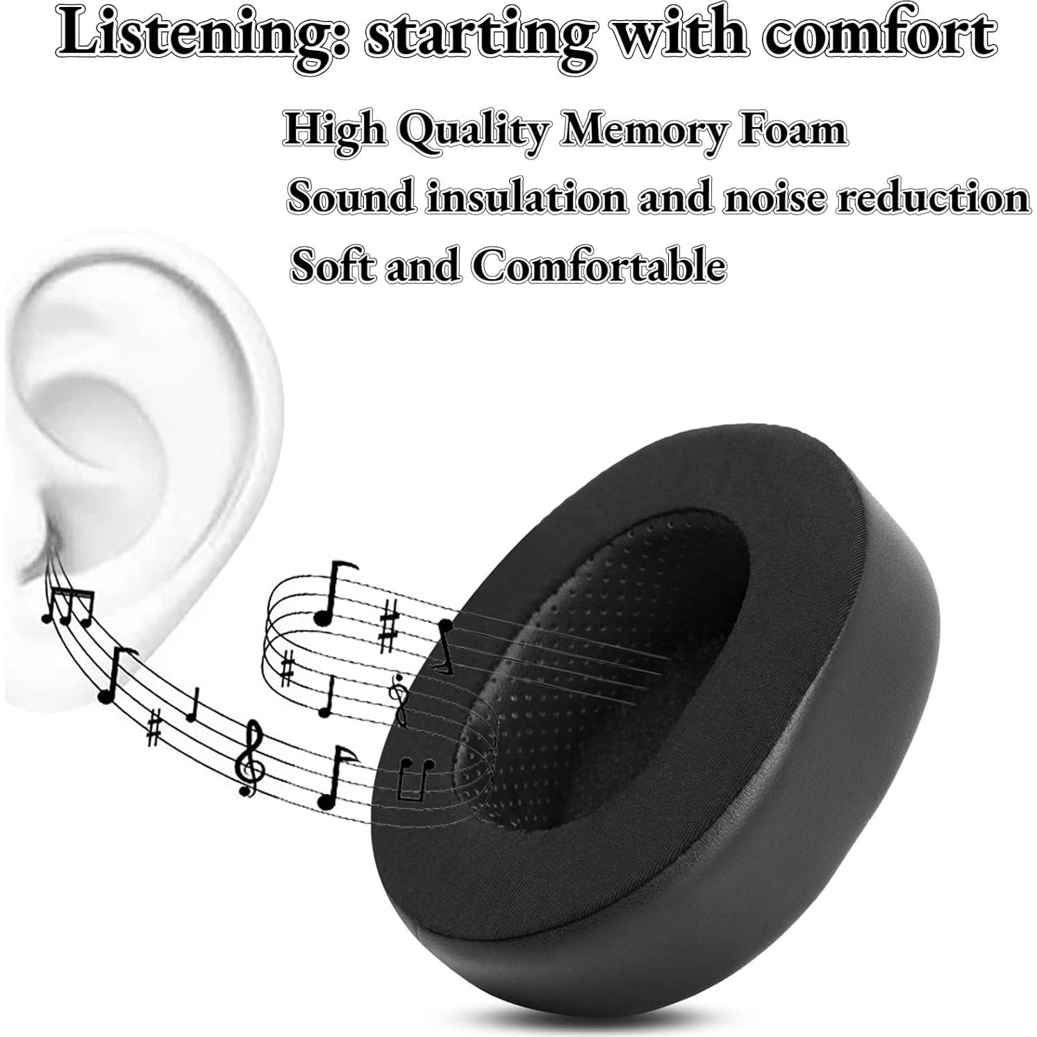 Almohadillas de Gel Acolchadas YunYiYi para Auriculares SteelSeries