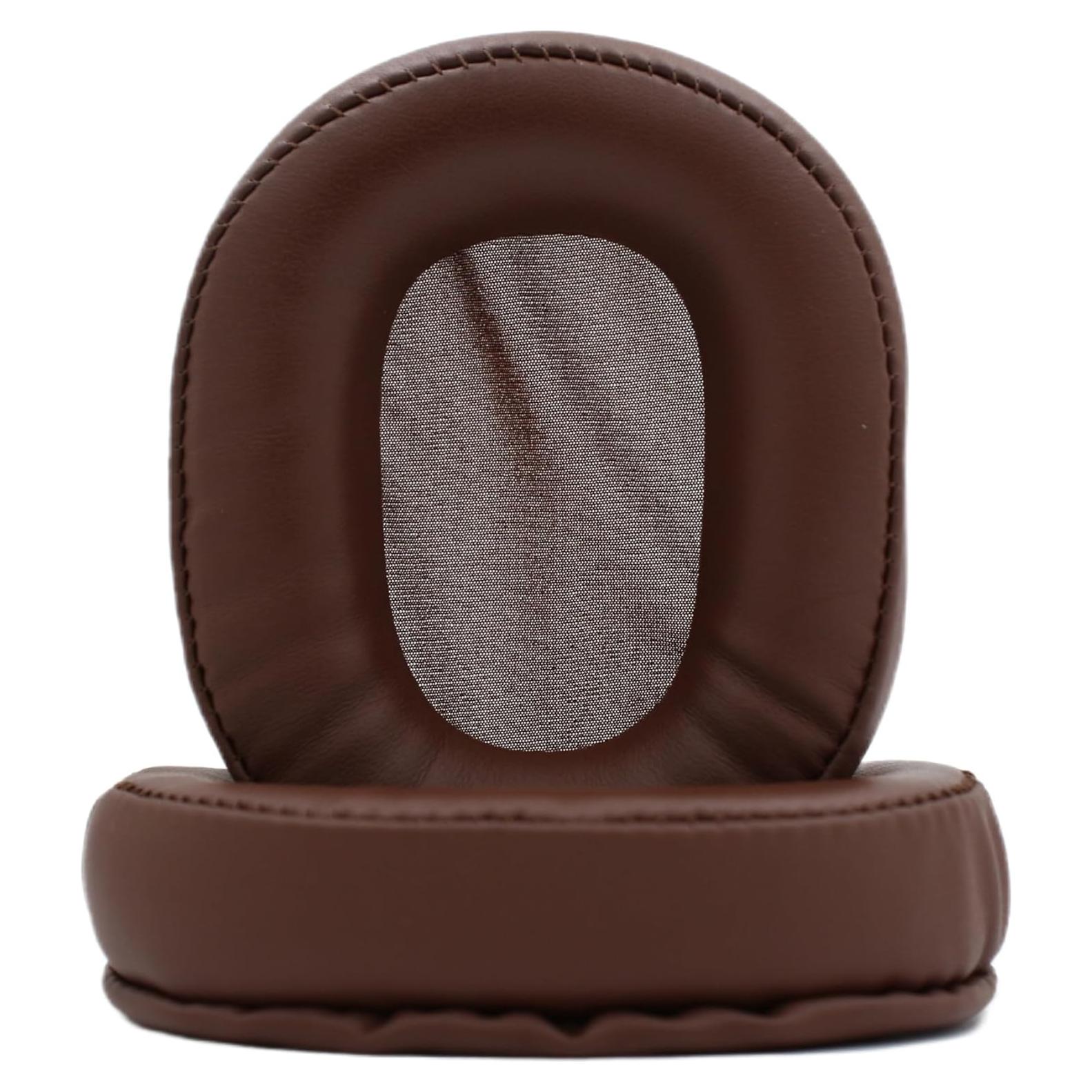 Almohadillas de Repuesto AIKKAUK para Auriculares SteelSeries Arctis 1 3 5 7 9 Pro - Cuero de Proteína y Espuma de Memoria (Marrón)