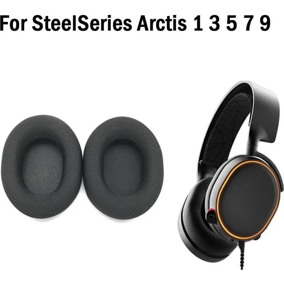 Almohadillas de Reemplazo SteelSeries Arctis 3 5 7 - Negro