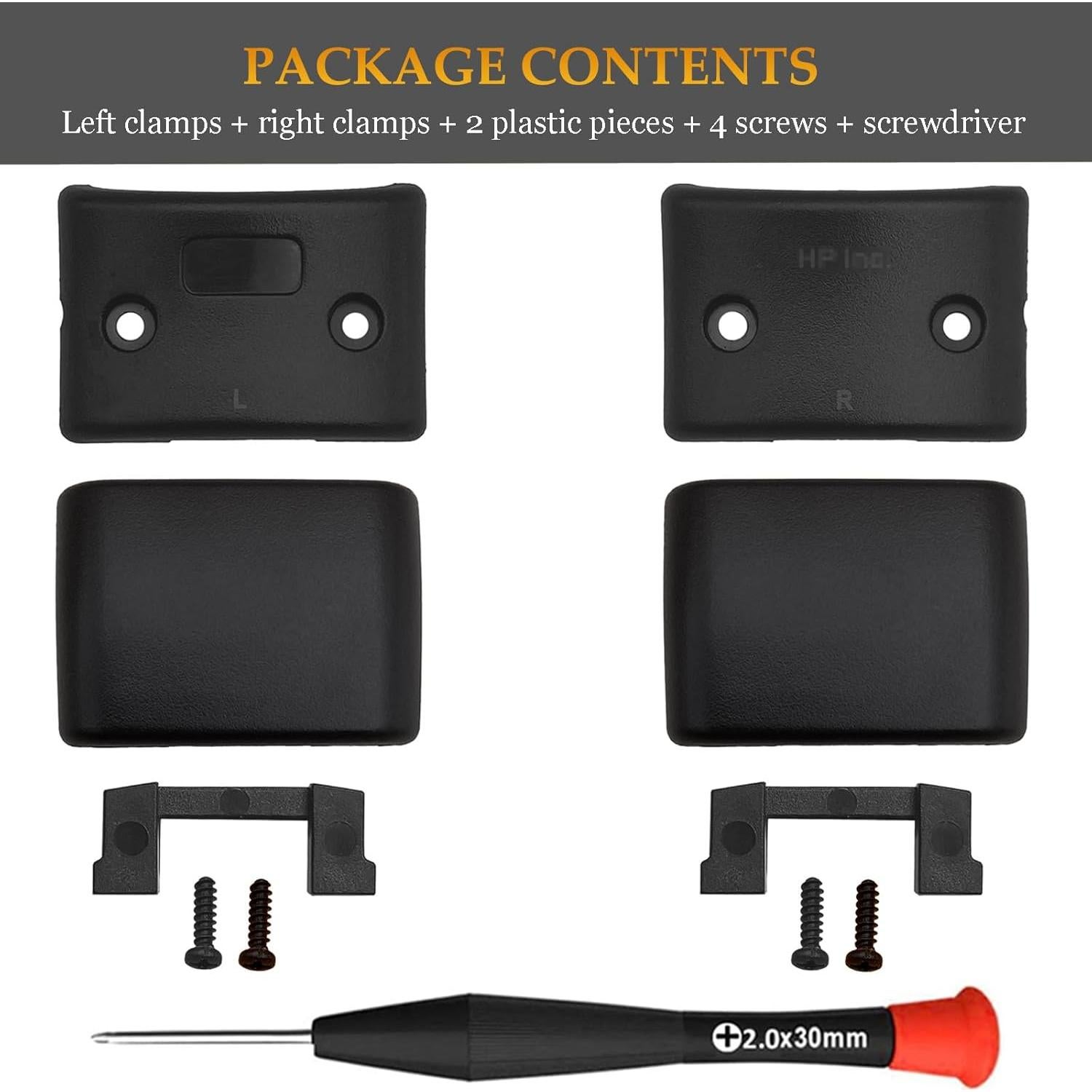 Hebillas de Repuesto Fadmew para Auriculares HyperX Cloud II