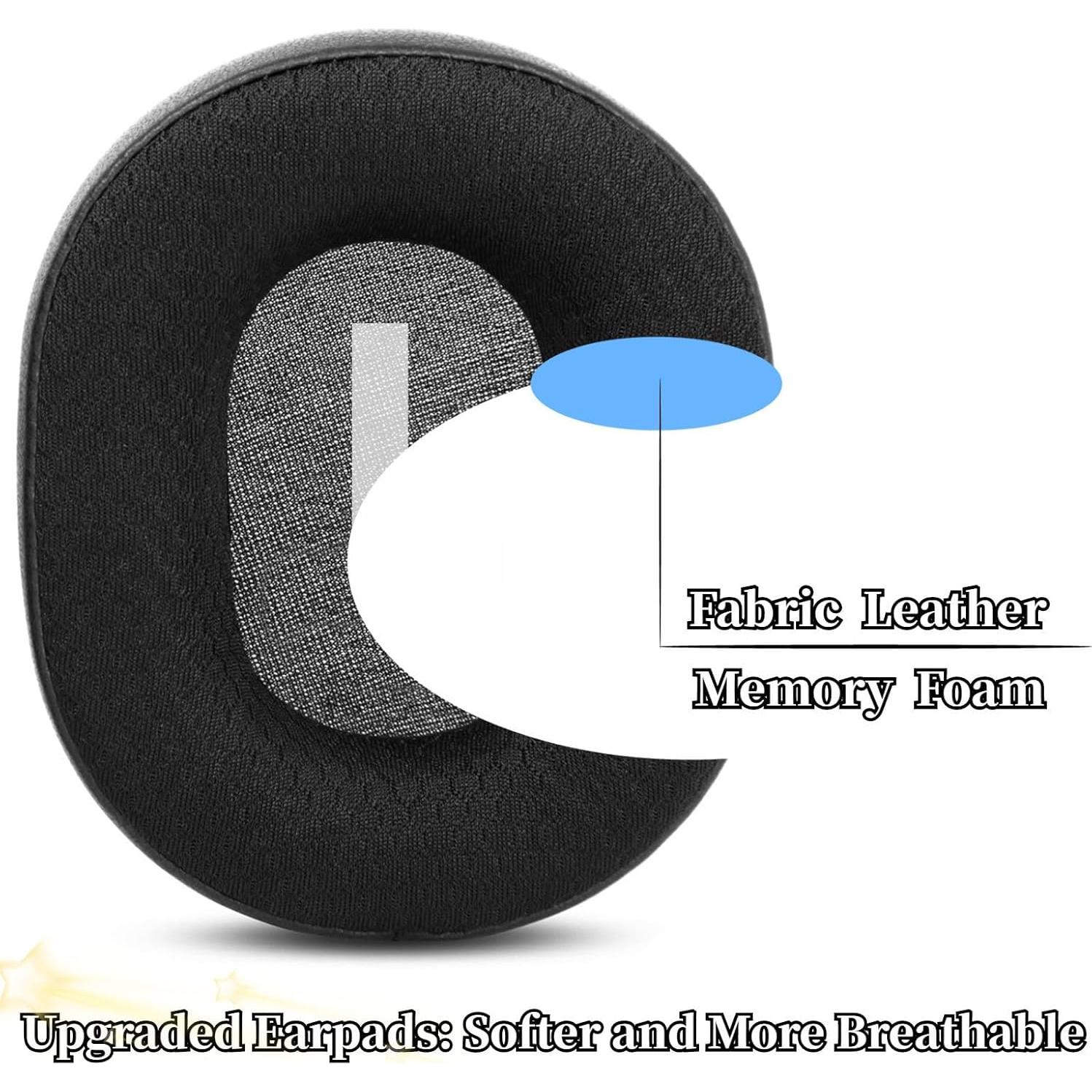 Almohadillas de Repuesto YunYiYi para Auriculares HyperX Gaming