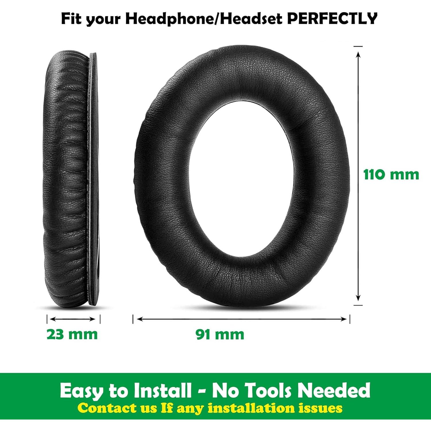 Almohadillas de Repuesto HyperX Cloud Revolver S - Cuero y Espuma