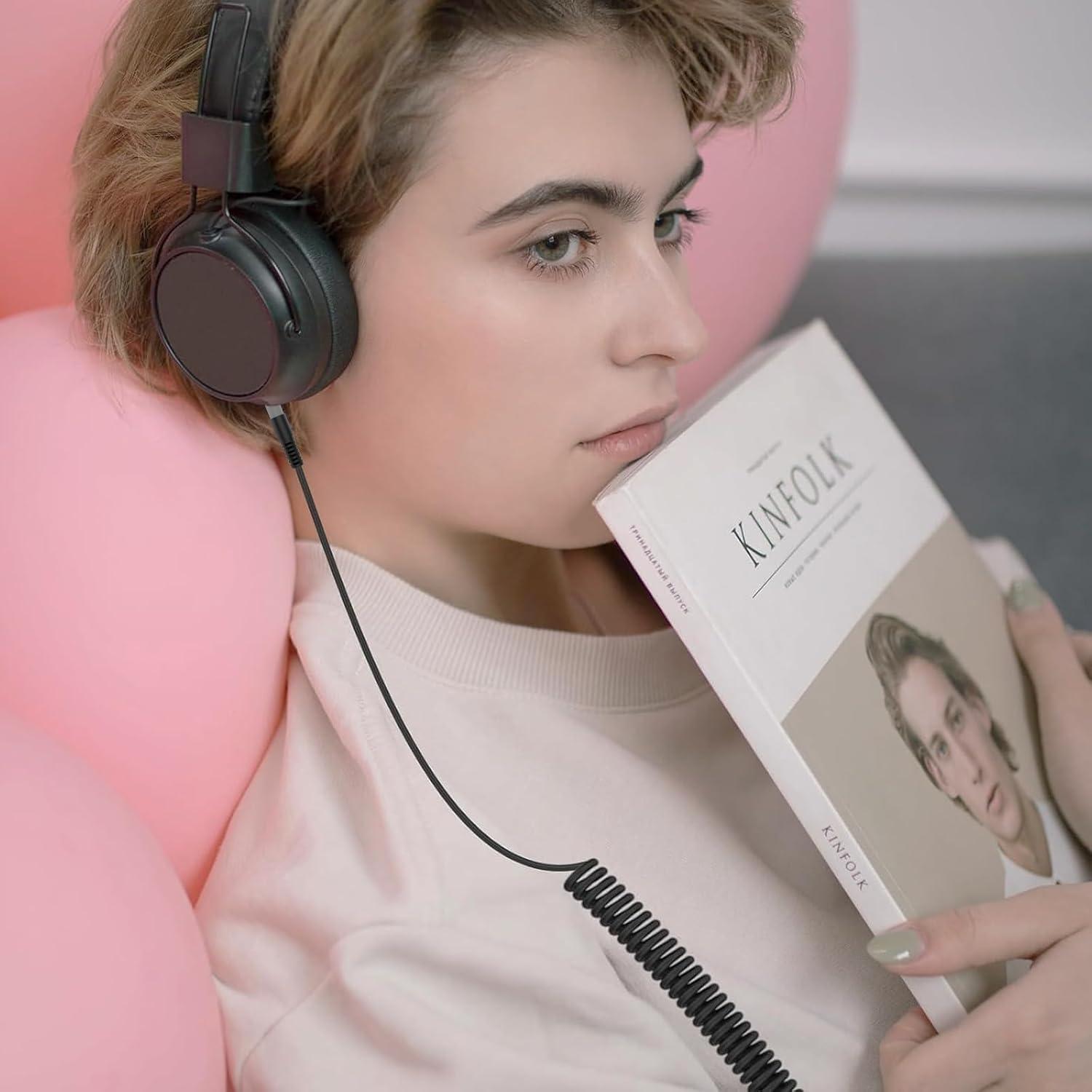 Cable de audio 3.5mm Hizsoaor para HyperX y Logitech 1.3m a 2.5m