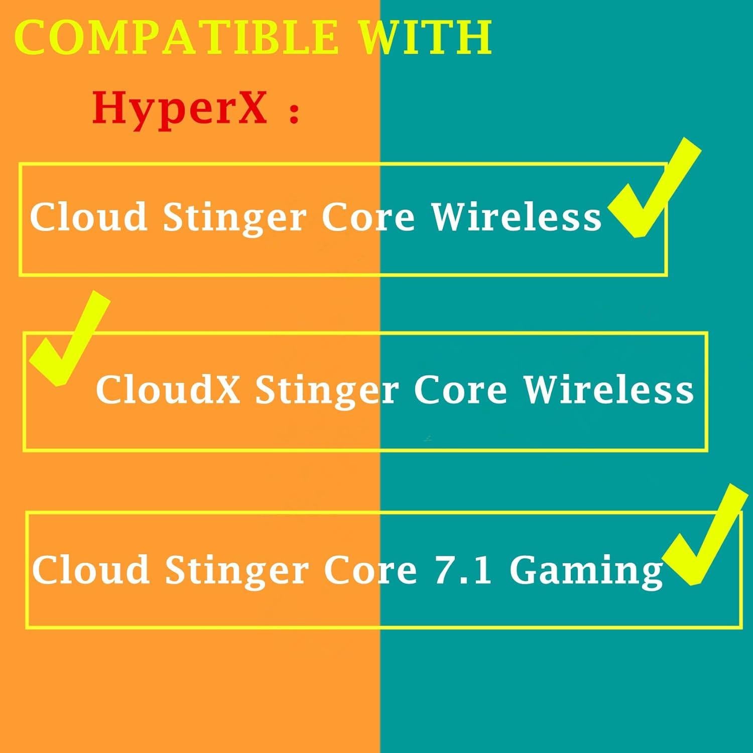 Almohadillas de Repuesto TaiZiChangQin para Auriculares HyperX Cloud Stinger