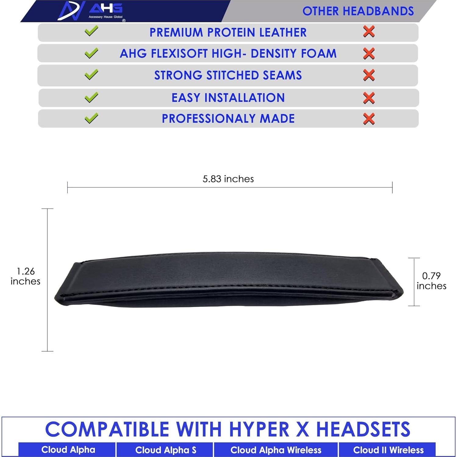 Cubierta de diadema HyperX Cloud Alpha - Reemplazo Premium