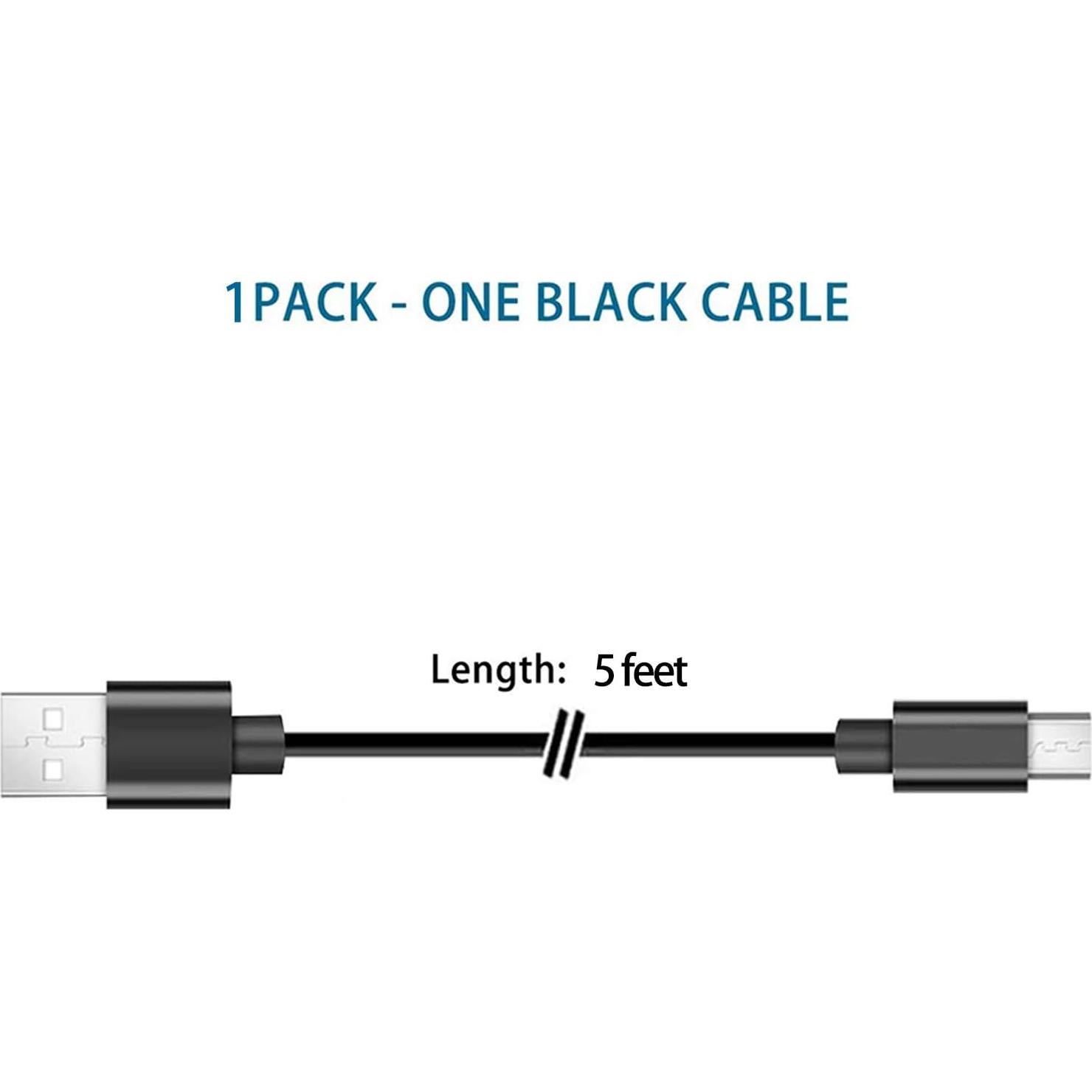 Cable de Carga Micro USB WZHENB 1.52m para Auriculares Gaming
