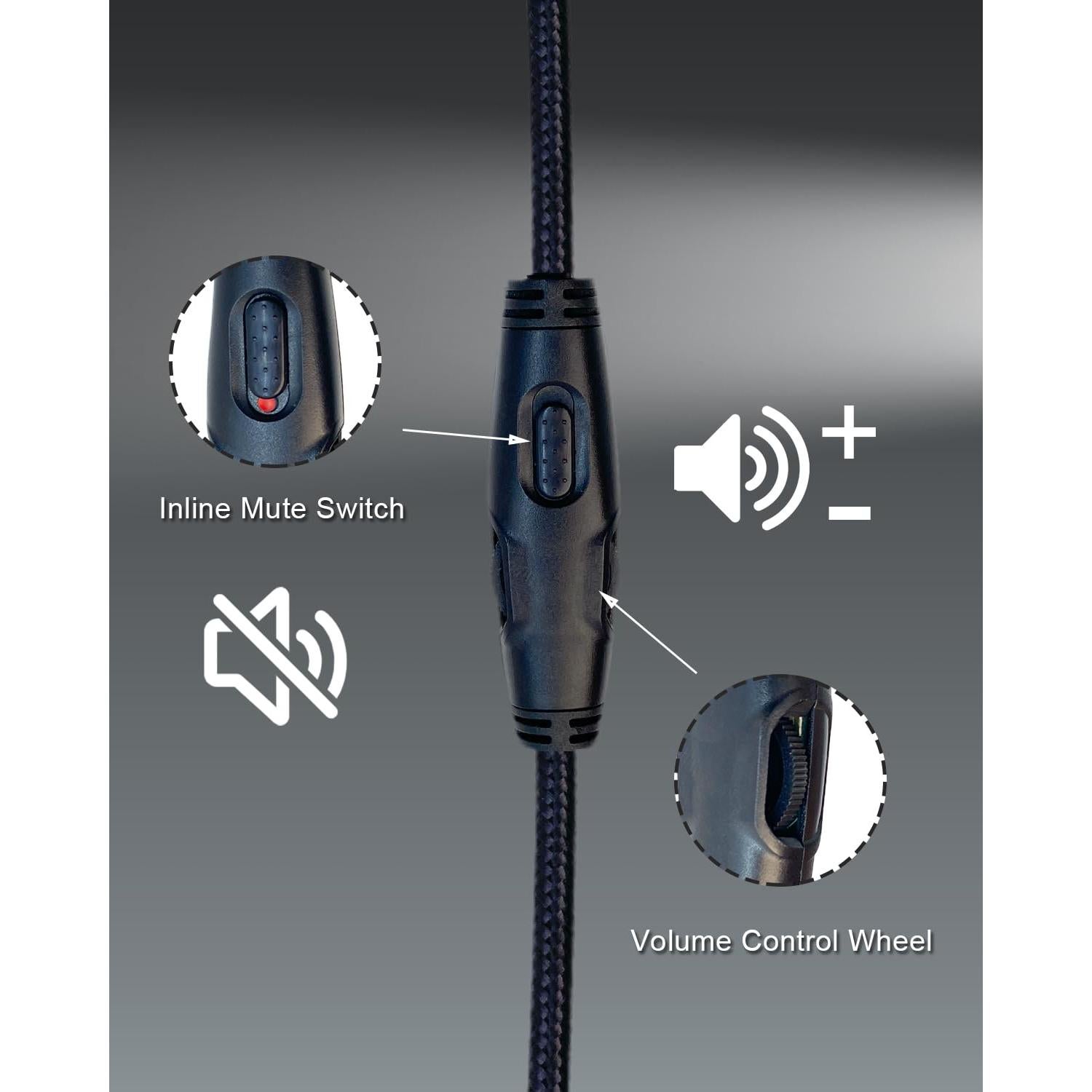 Cable Auxiliar de Audio 2M SPTSSWET para Auriculares Gaming