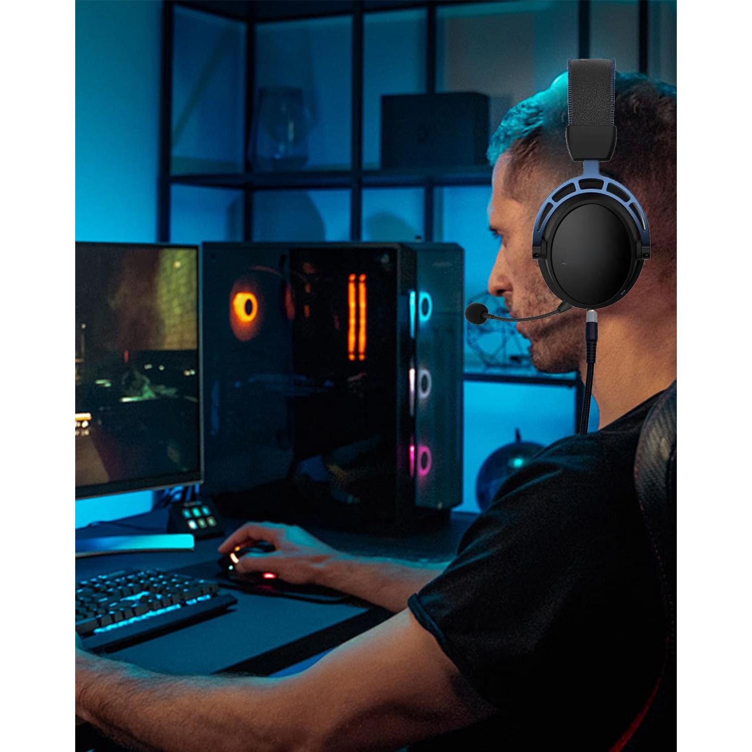 Cable Auxiliar de Audio 2M SPTSSWET para Auriculares Gaming