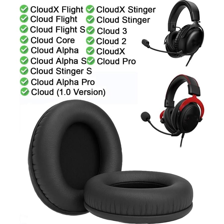 Almohadillas de Repuesto SEICHYGO para Auriculares Hyper-X Cloud