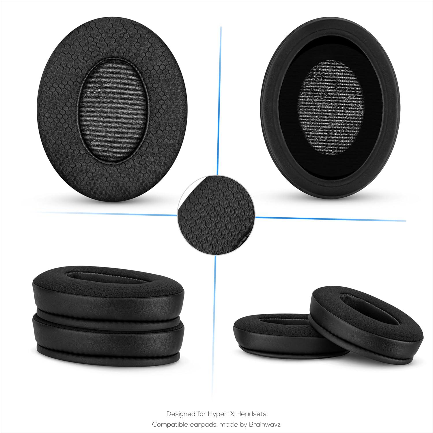 Almohadillas Híbridas Brainwavz para Auriculares HyperX Cloud
