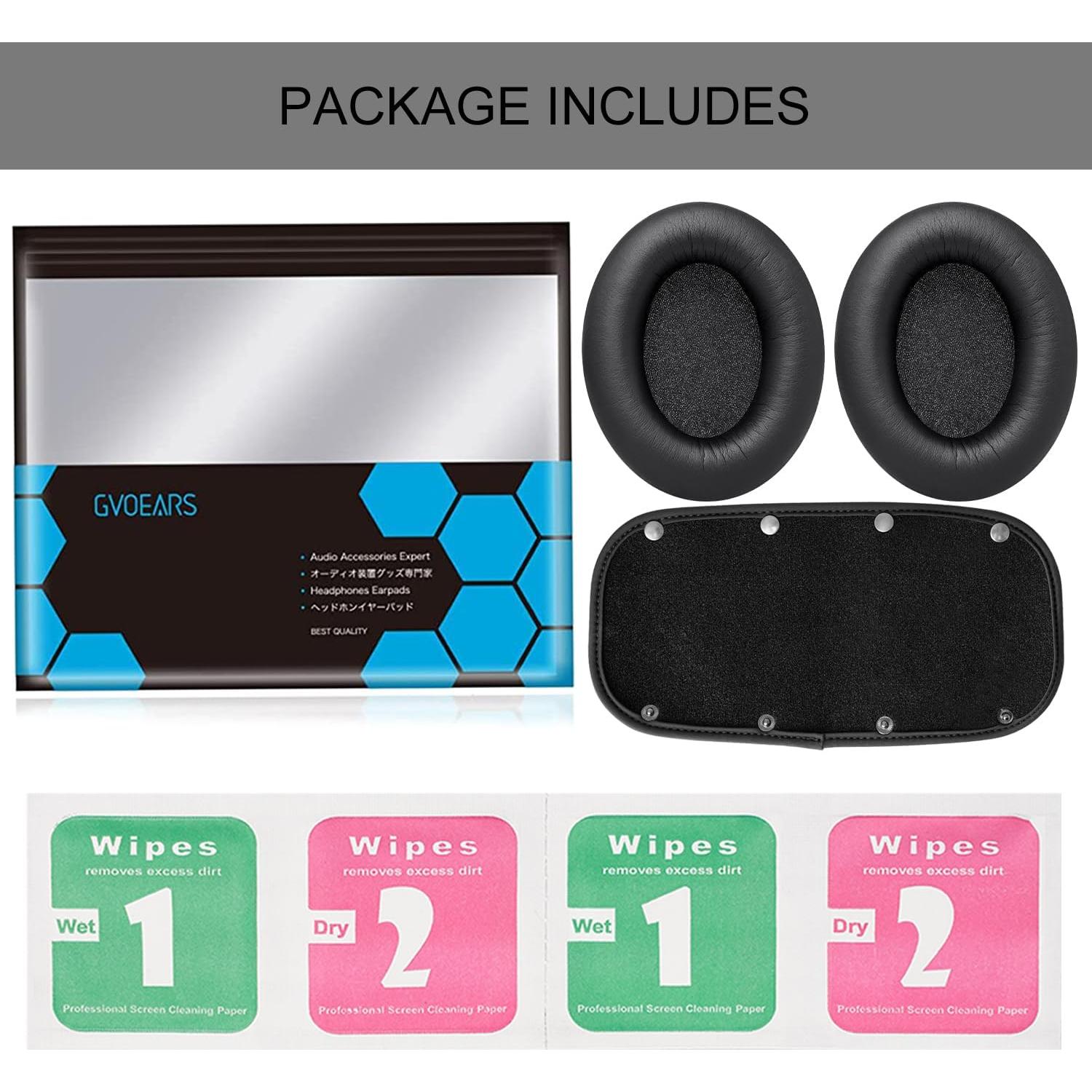 Cojines de Reemplazo HyperX Cloud + Funda Diadema GEVO - Negro