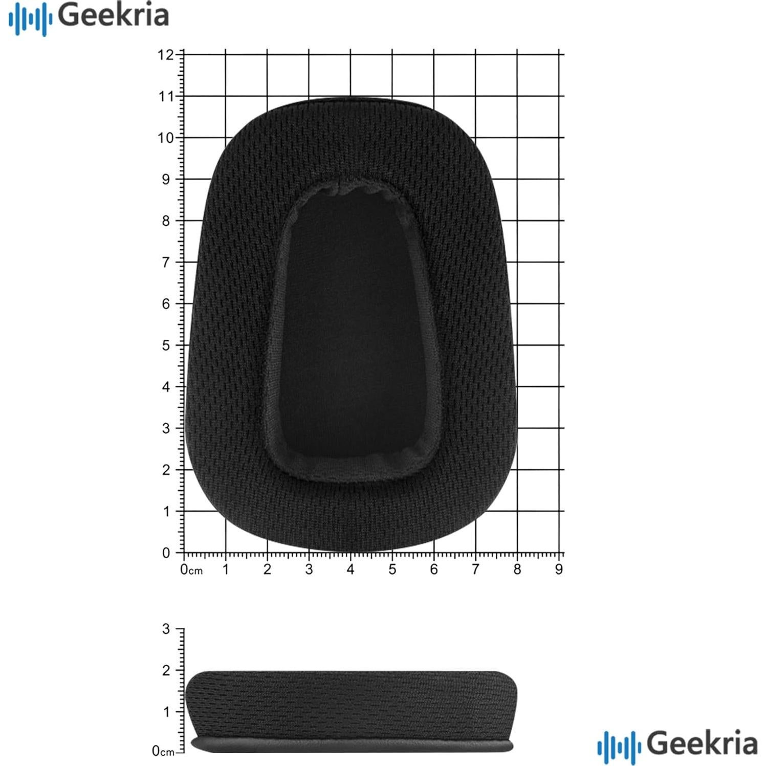 Almohadillas de Repuesto Geekria para Auriculares Logitech G533 G633 G635 G933 G935 - 2 Unidades