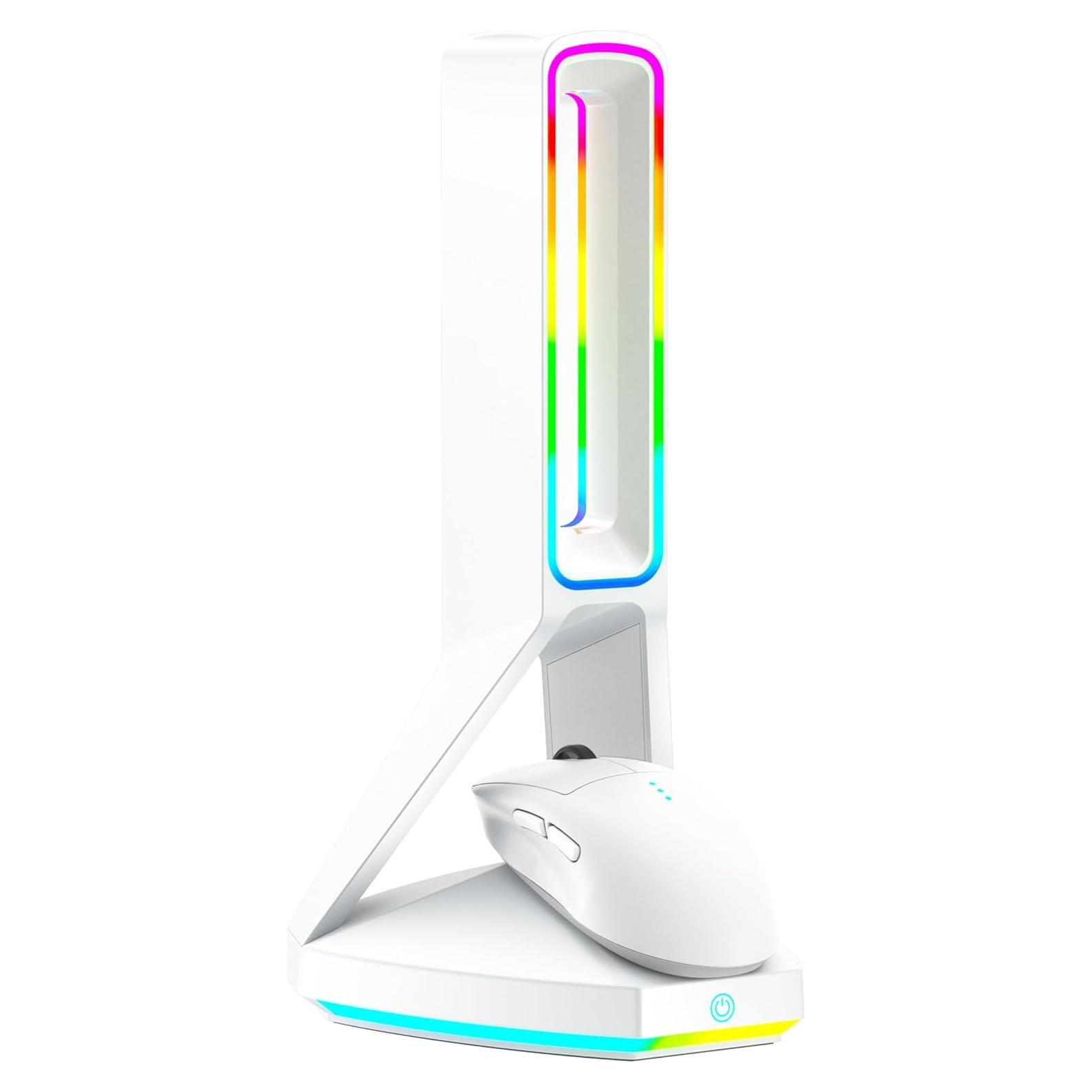 Soporte para Auriculares RGB y Dock de Carga Logitech G502 - Blanco