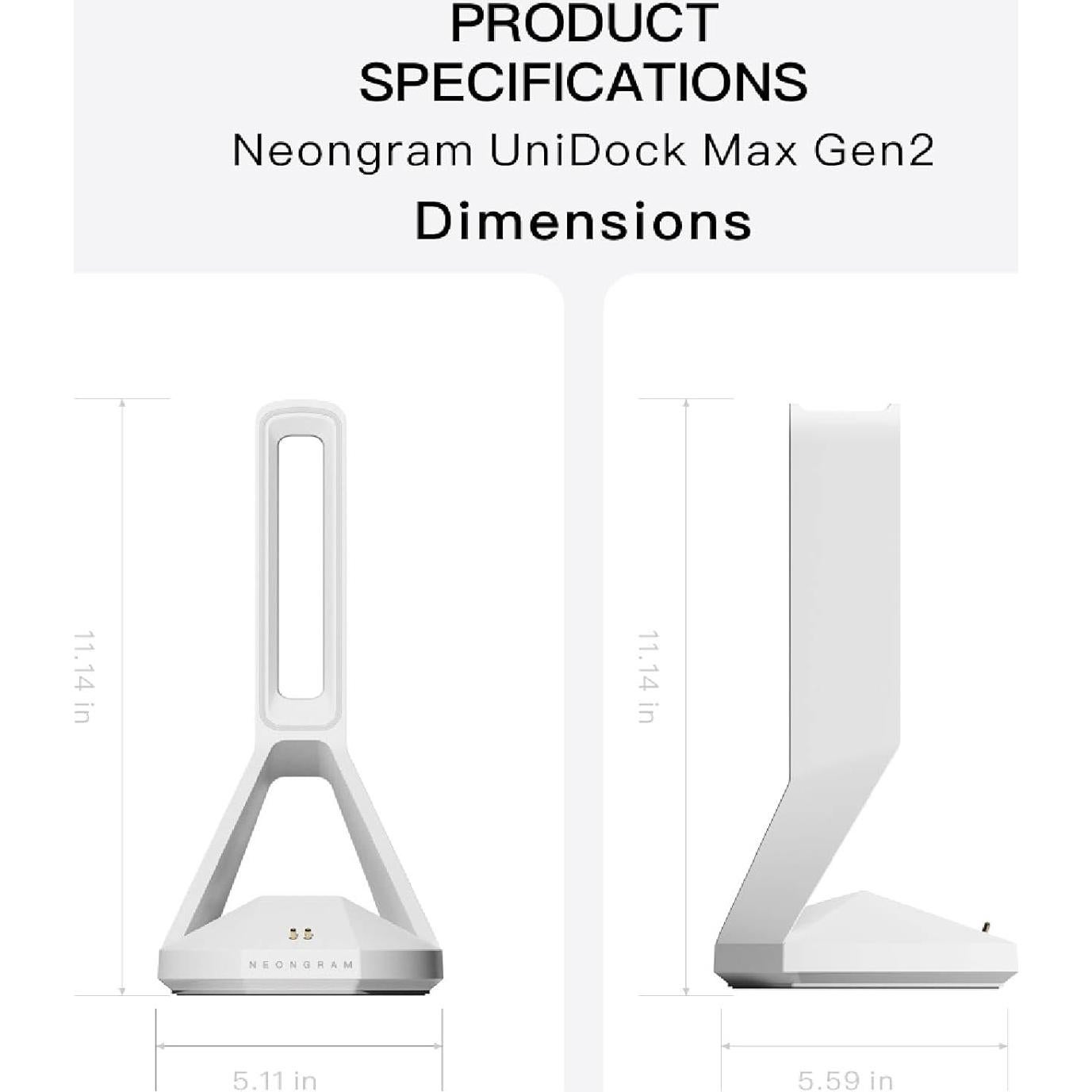 Soporte para Auriculares RGB y Dock de Carga Logitech G502 - Blanco