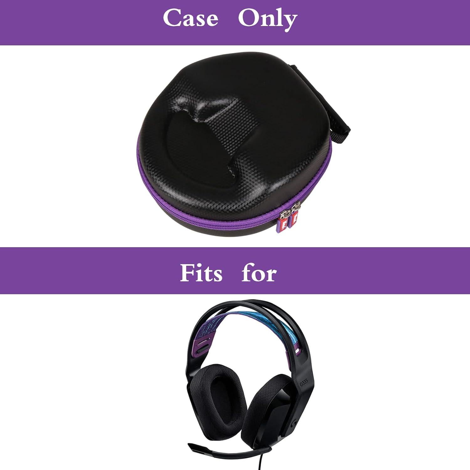 Funda Dura Portátil Mchoi para Auriculares Logitech G733/G435