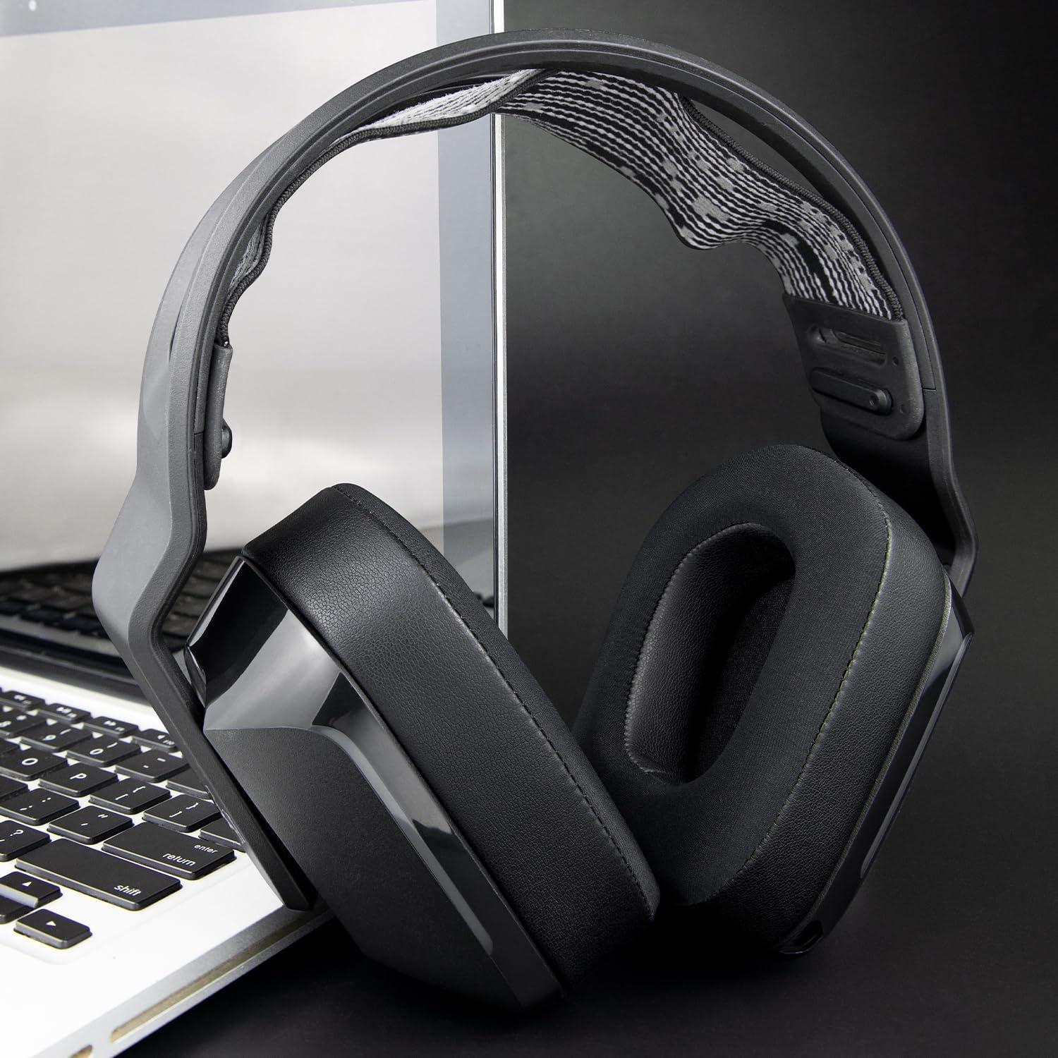 Almohadillas de Gel Refrigerante SOULWIT para Auriculares Logitech G733 G535 G335 - Negro