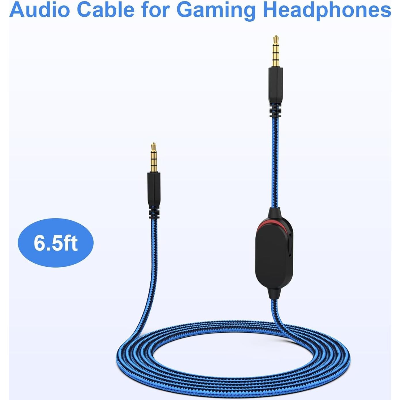Cable de Auriculares Gaming Lusgawer AW510H 1.98m Azul