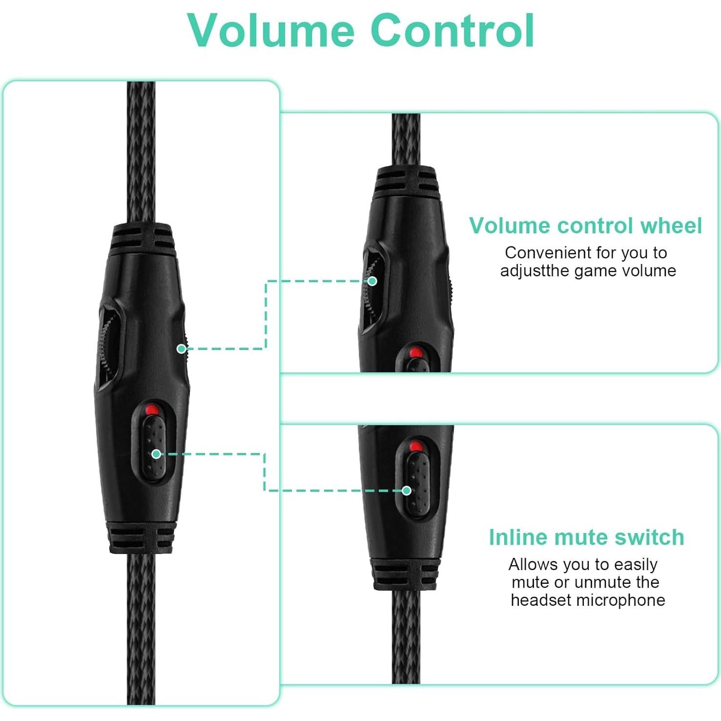 Cable de audio de reemplazo 3.5mm Toeasor para HyperX y Logitech